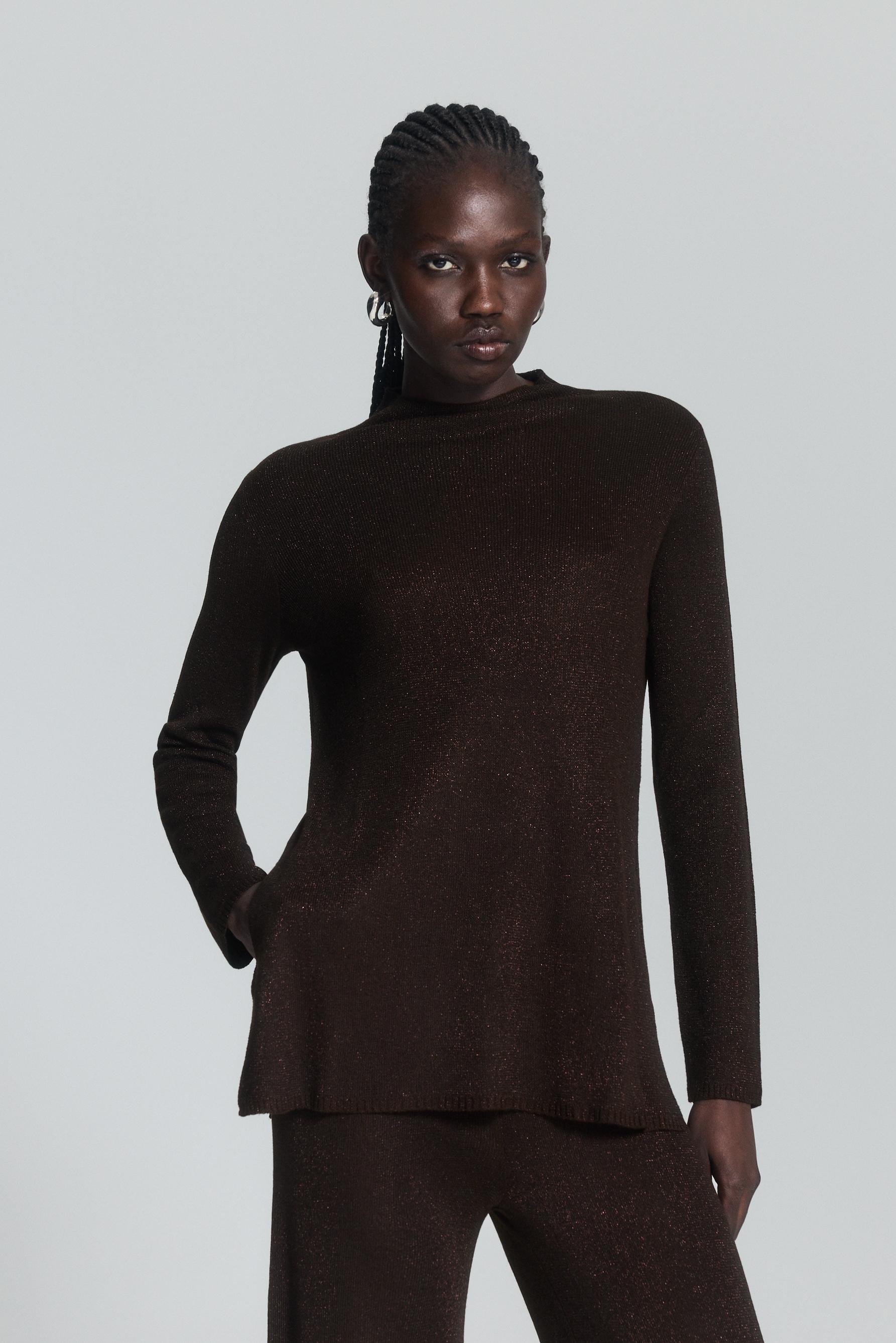 Jersey punto metalizado