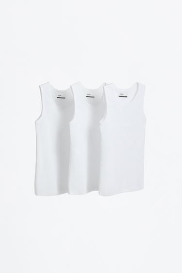 3-pack of undershirts — WHITE 1