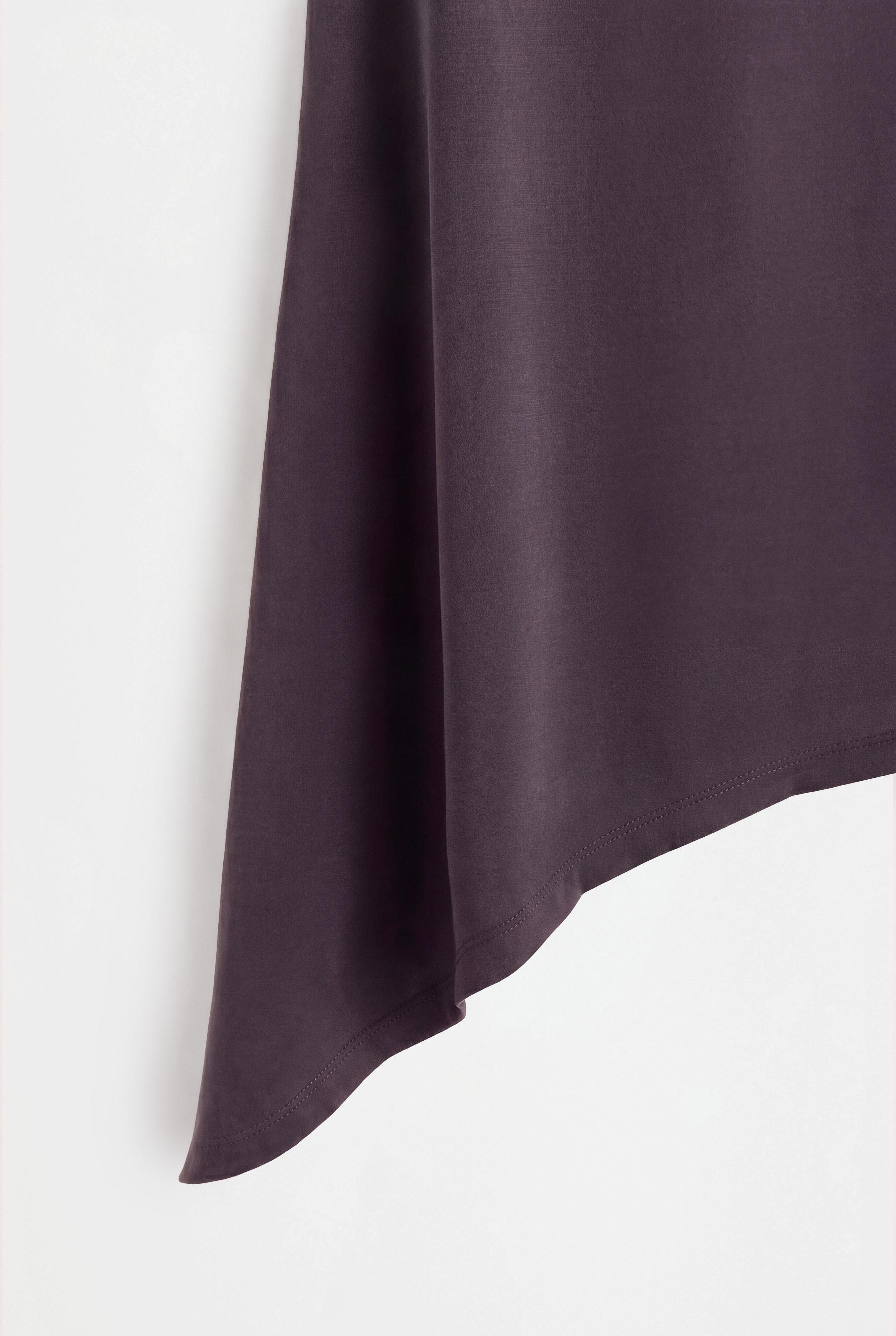 Asymmetrical dress — ANTHRACITE GREY
