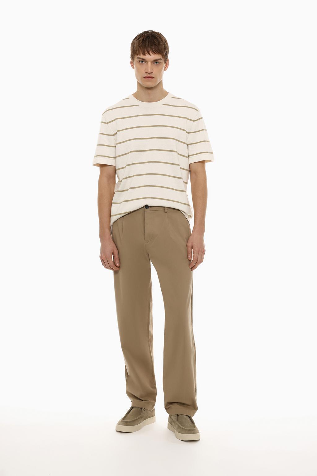 Relaxed fit chino trousers