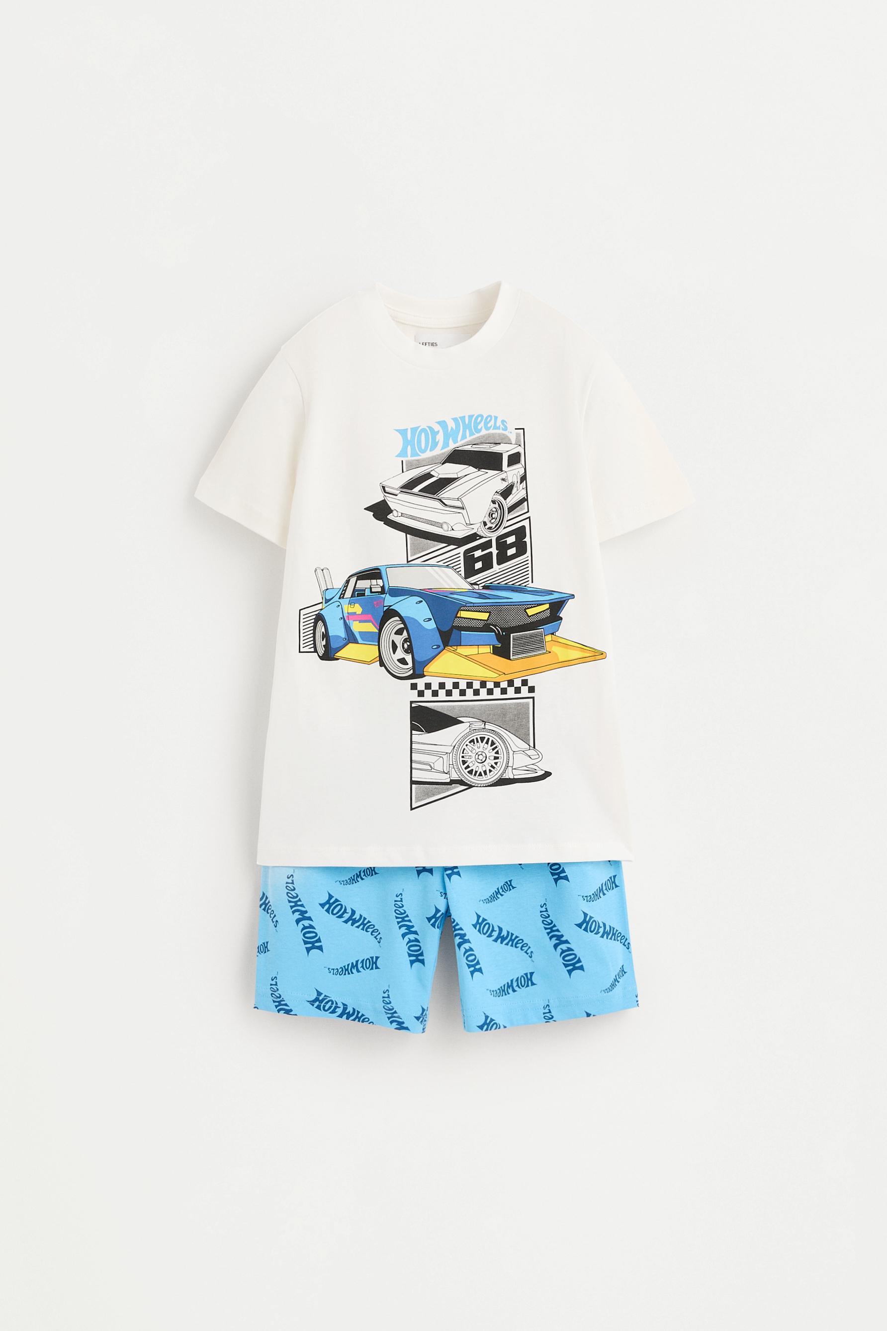Hot Wheels® Mattel short pyjamas — WHITE