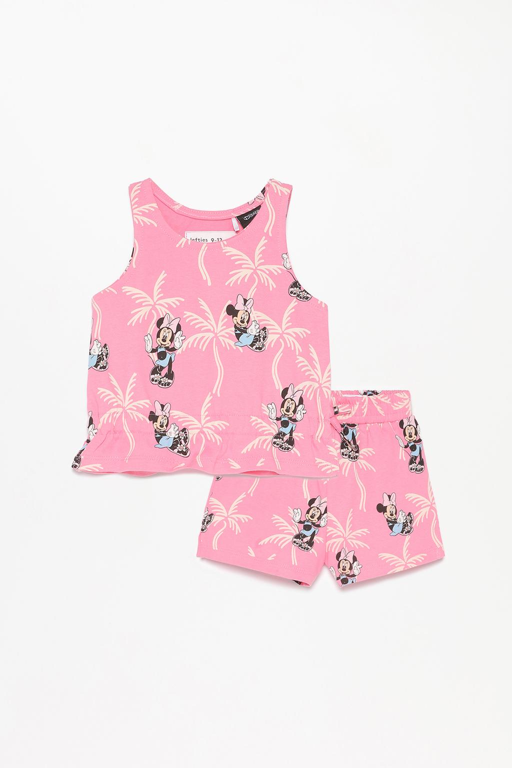 Conjunto Minnie ©Disney camiseta tirantes y short