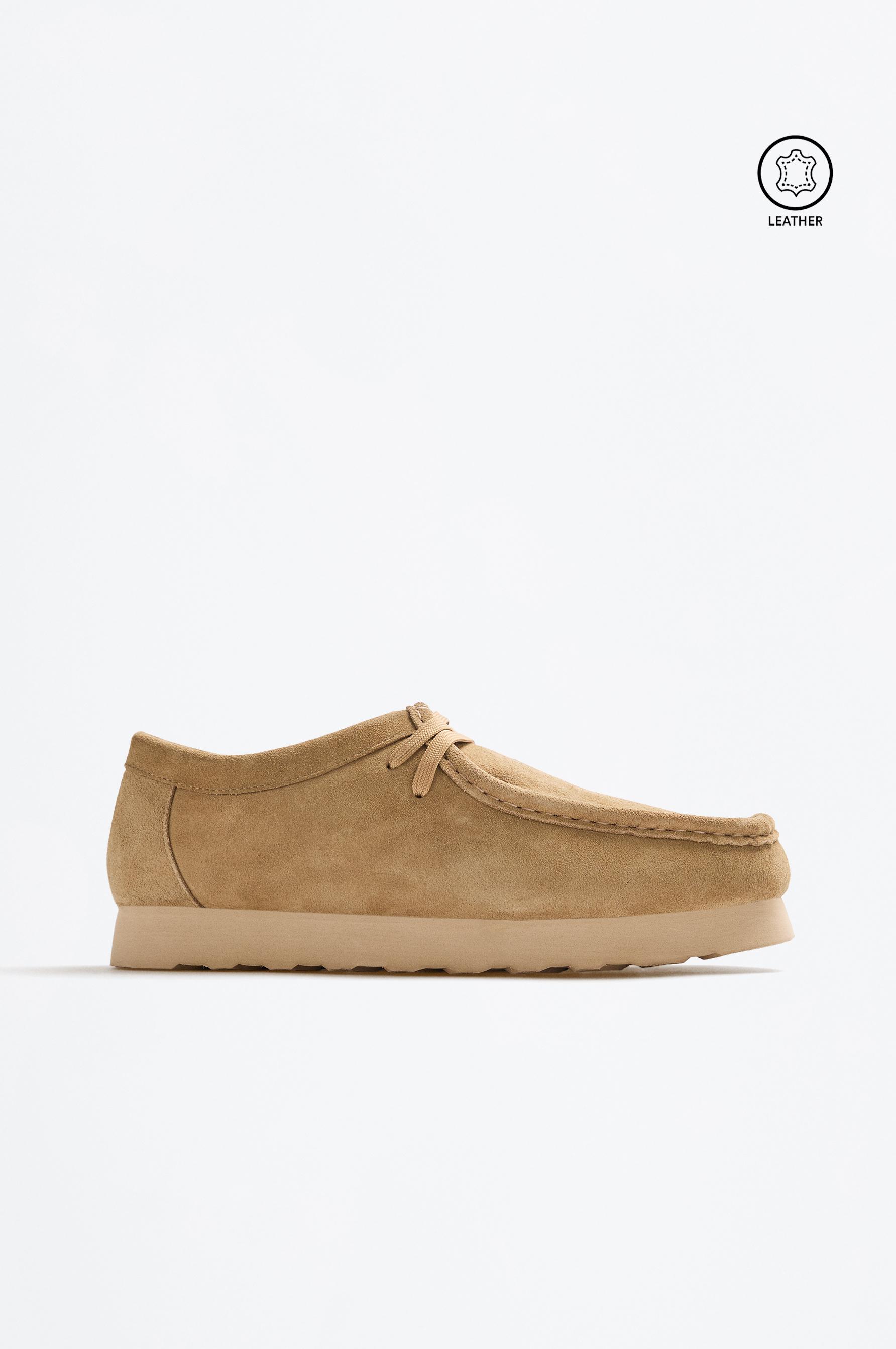Zapato blucher piel