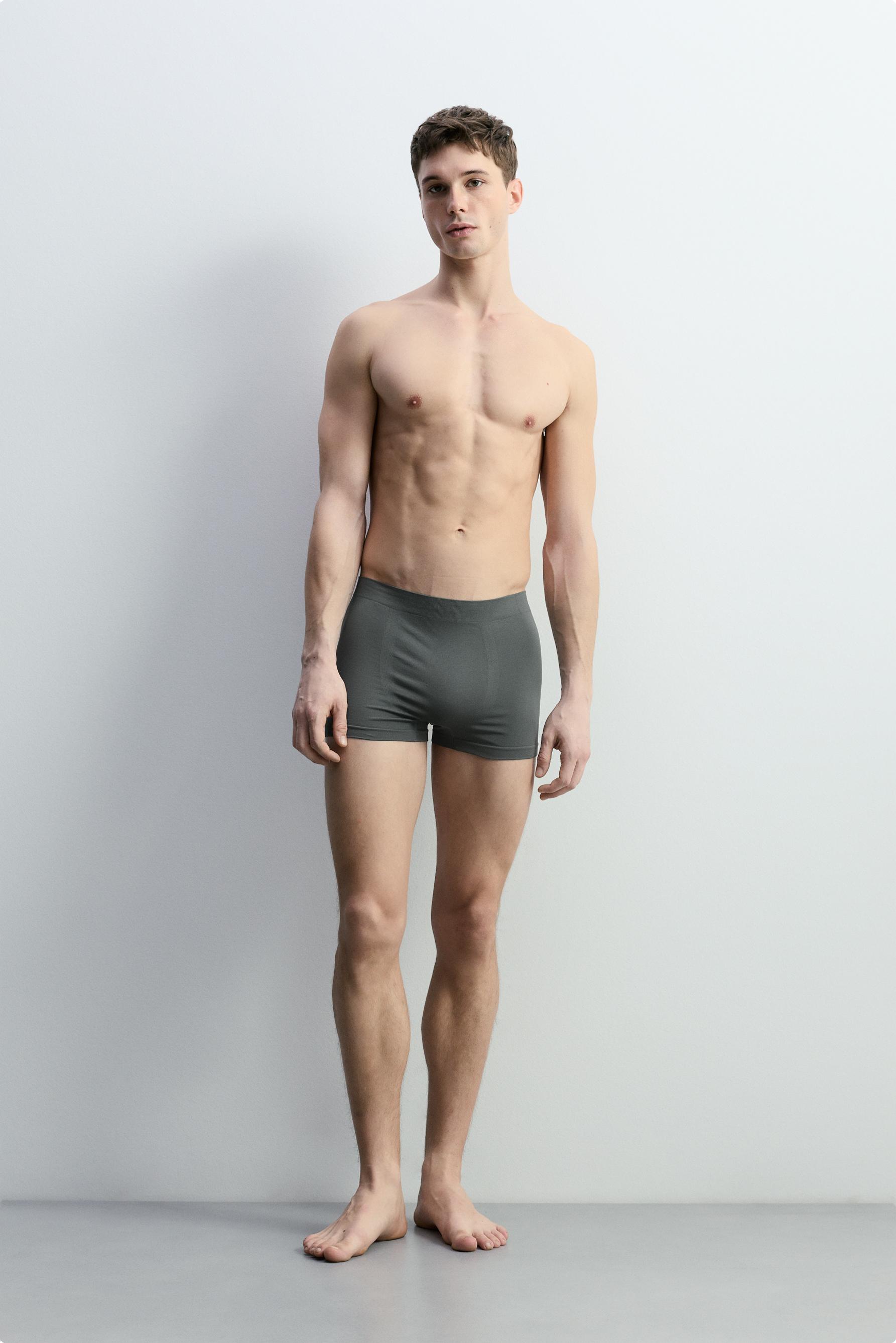 Pack of 3 seamless boxers — GREEN