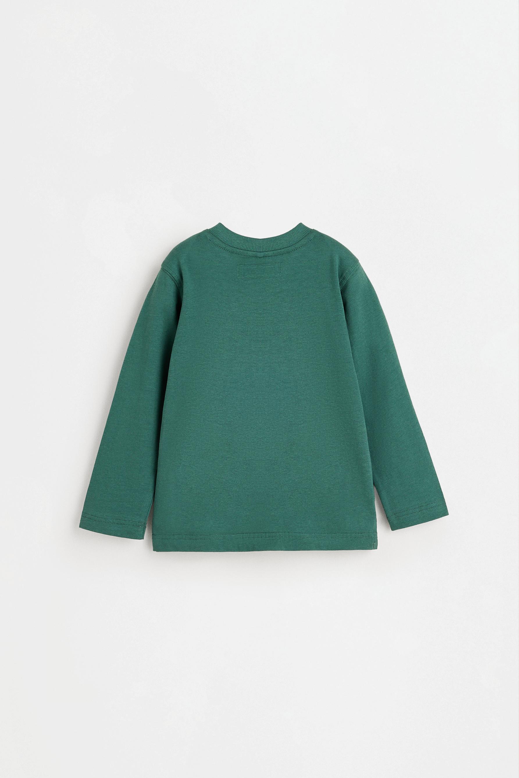 Pack of 4 plain long sleeve T-shirts — NAVY
