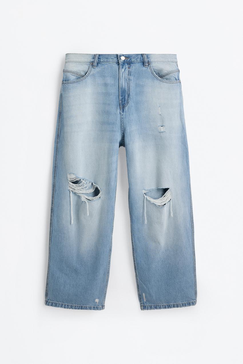 Jeans super baggy rotos Tanga Brasileñas Braguitas ROPA