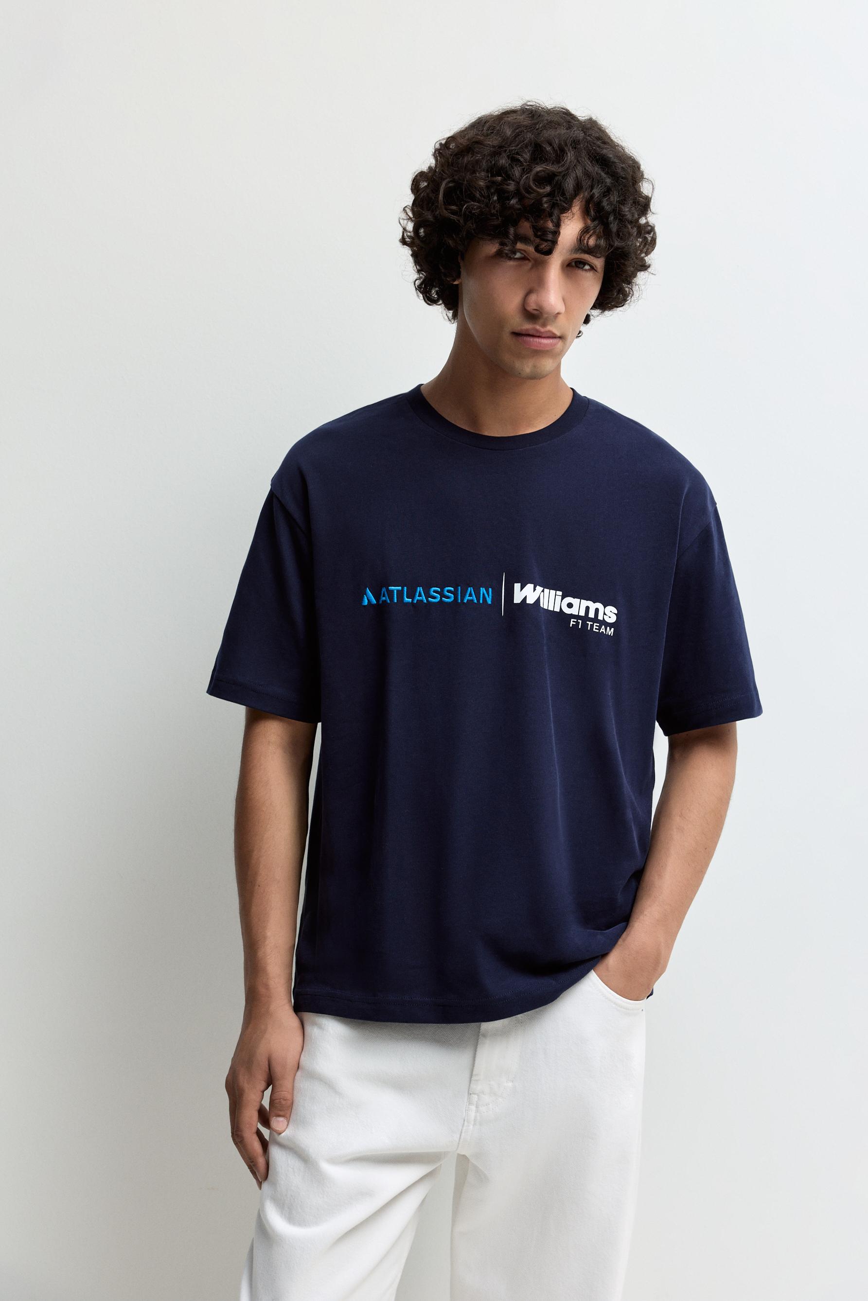 Embroidered ©2026 Williams T-shirt — NAVY
