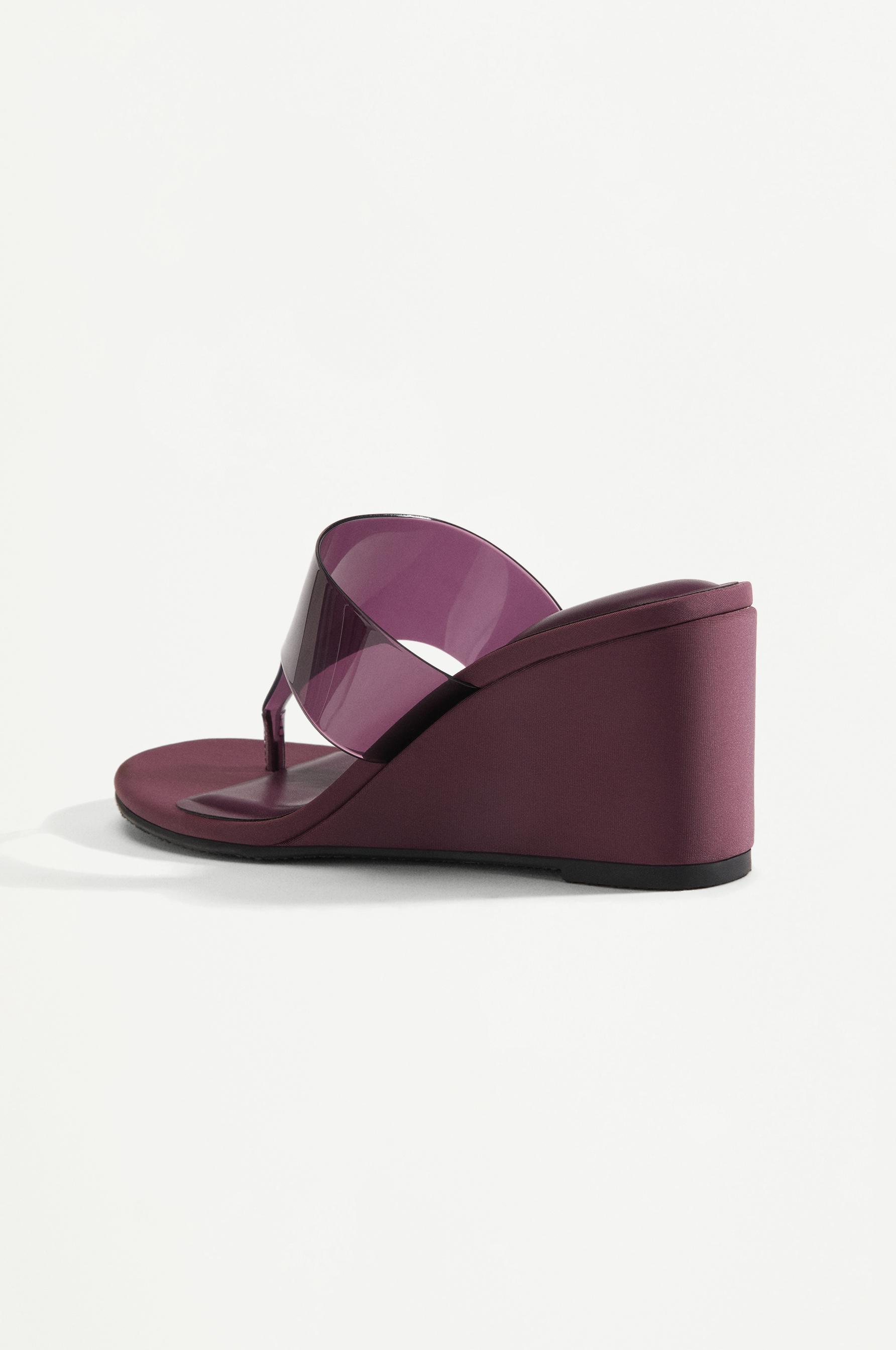 Vinyl platform sandals — MULBERRY
