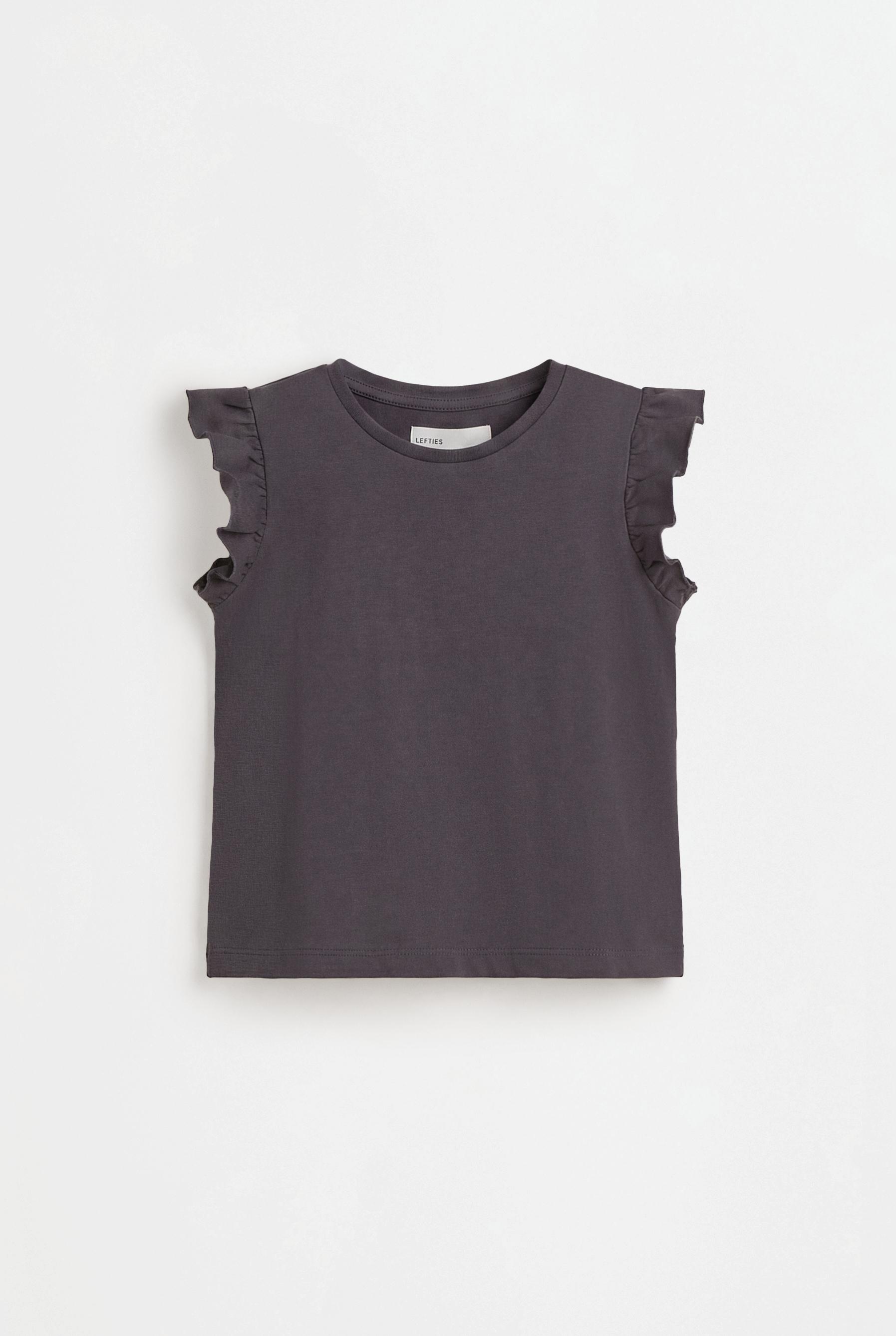 Heavy jersey T-shirt and trousers co-ord — BLUE GREY