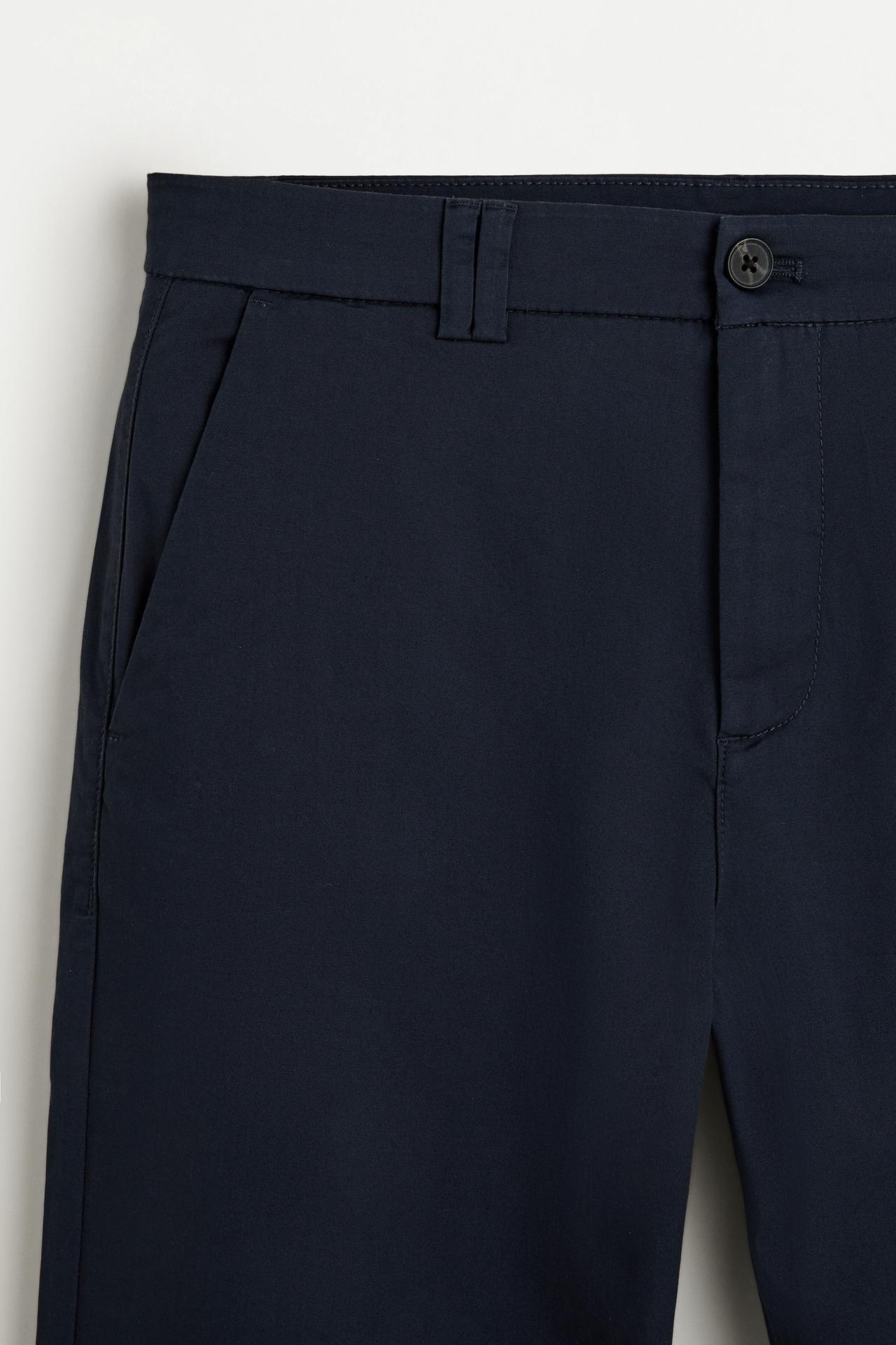 Slim fit chino trousers — NAVY