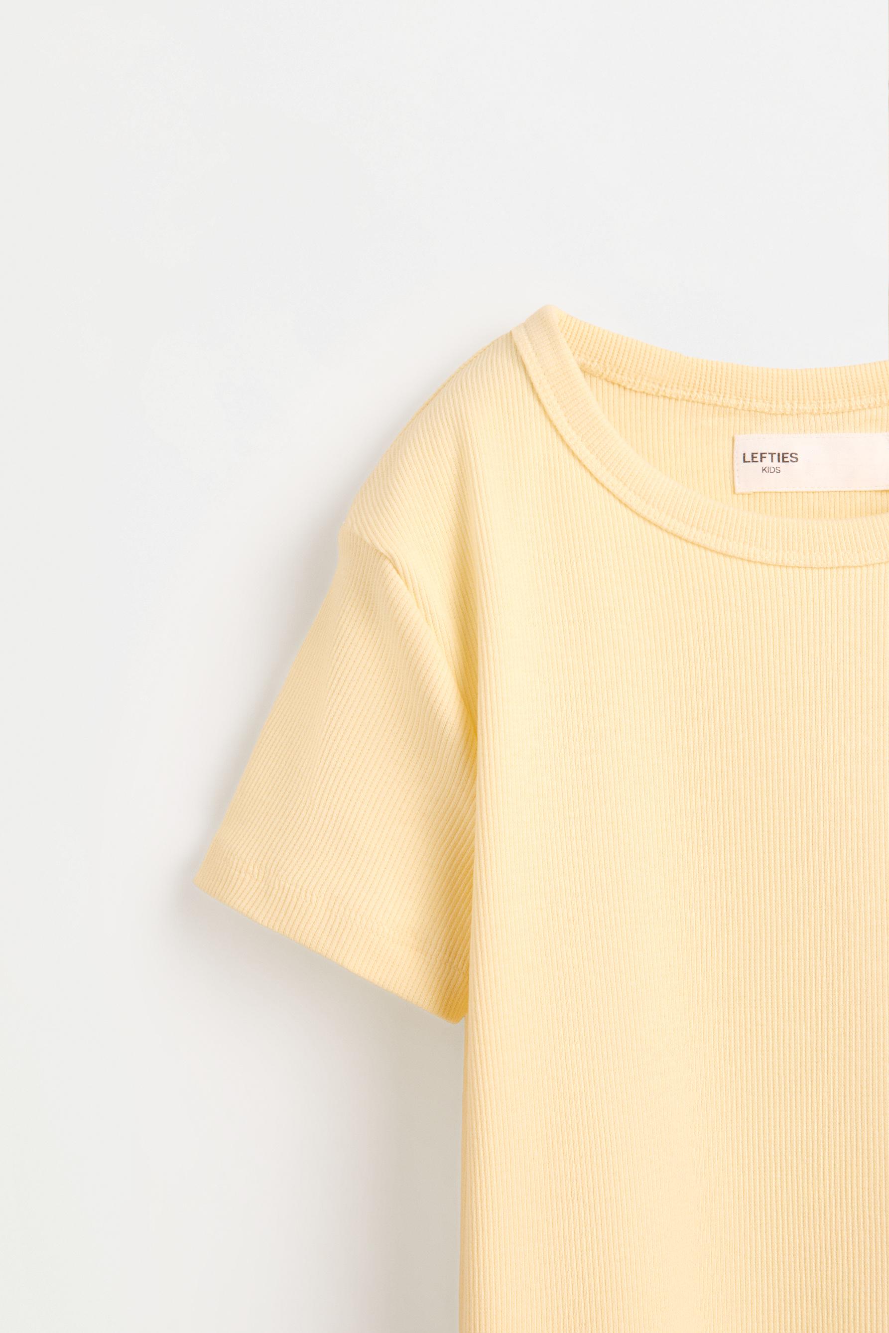 Ribbed T-shirt and trousers set — VANILLA