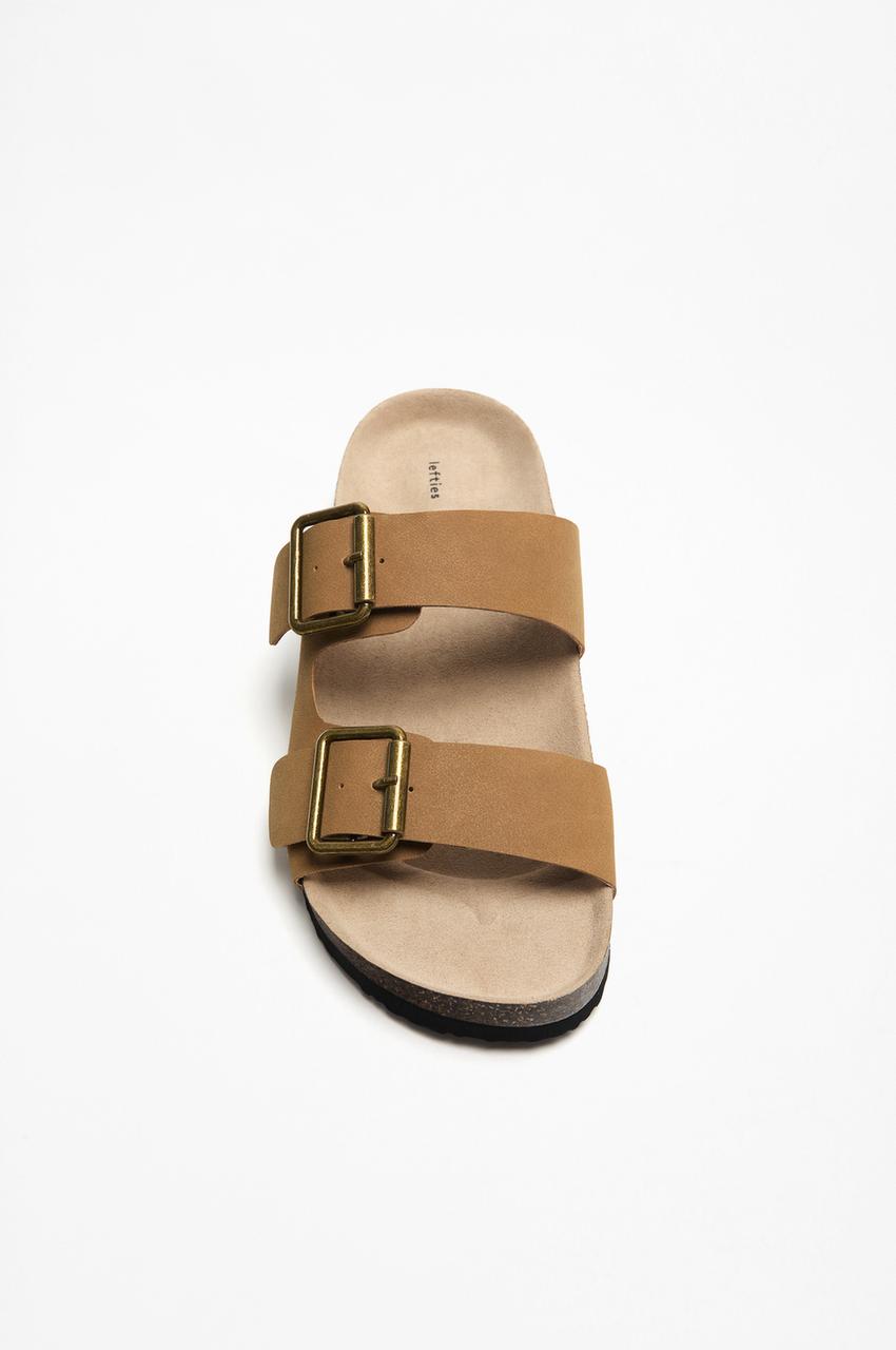 Sandalia plana doble hebilla Hombre Lefties ESPAÑA