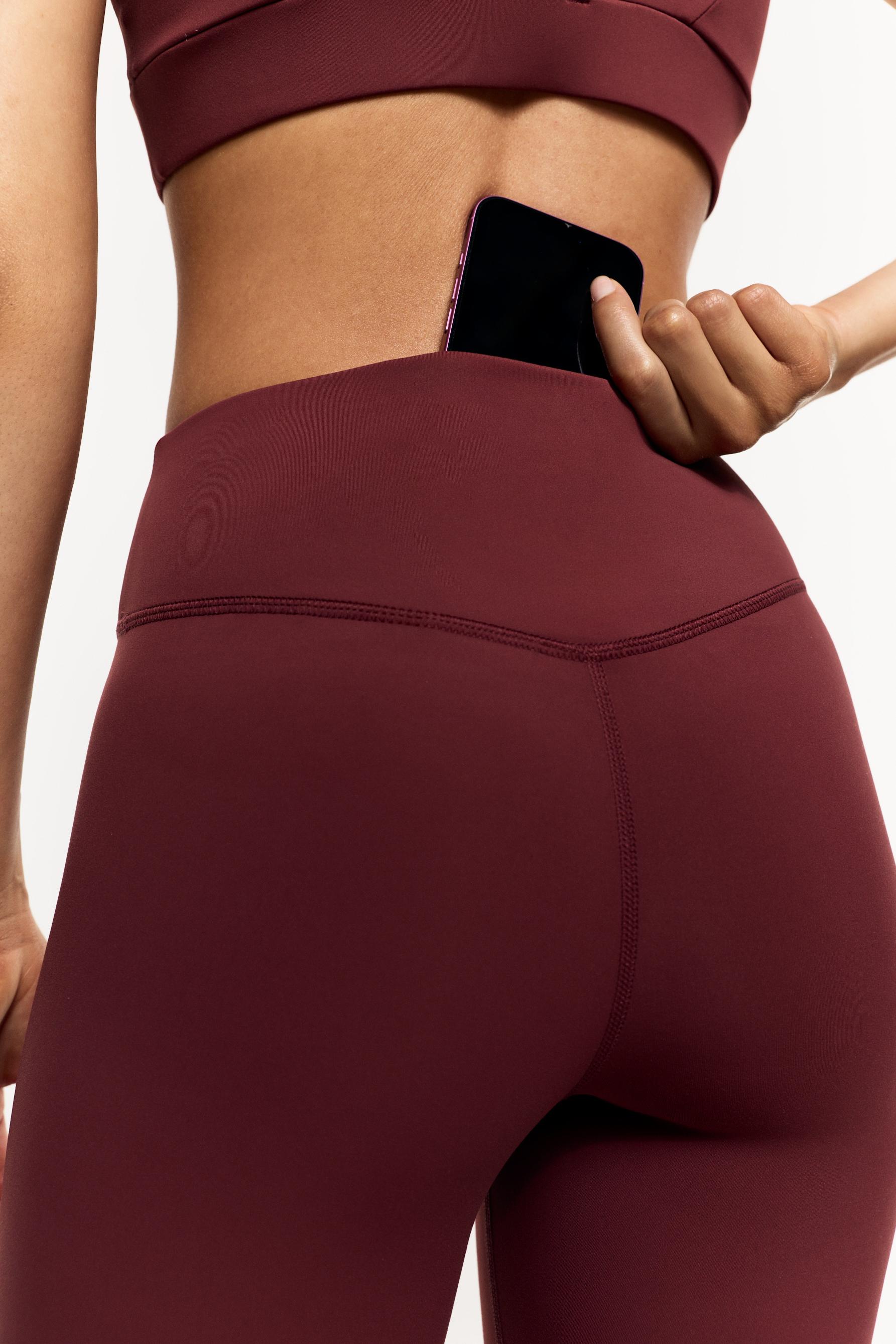 Basic sports leggings — DARK PINK