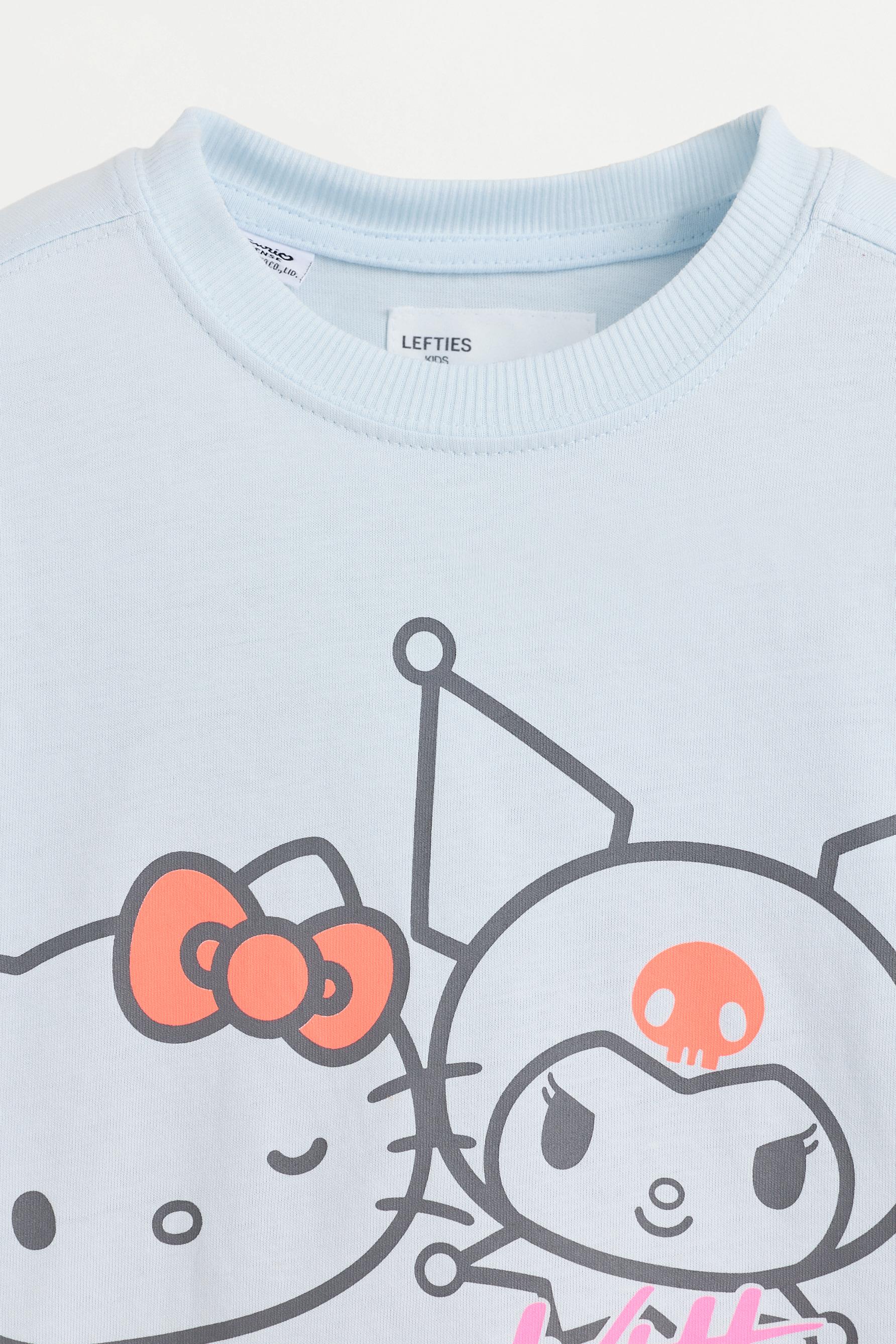 Hello Kitty and Kuromi ©SANRIO T-shirt — PALE BLUE