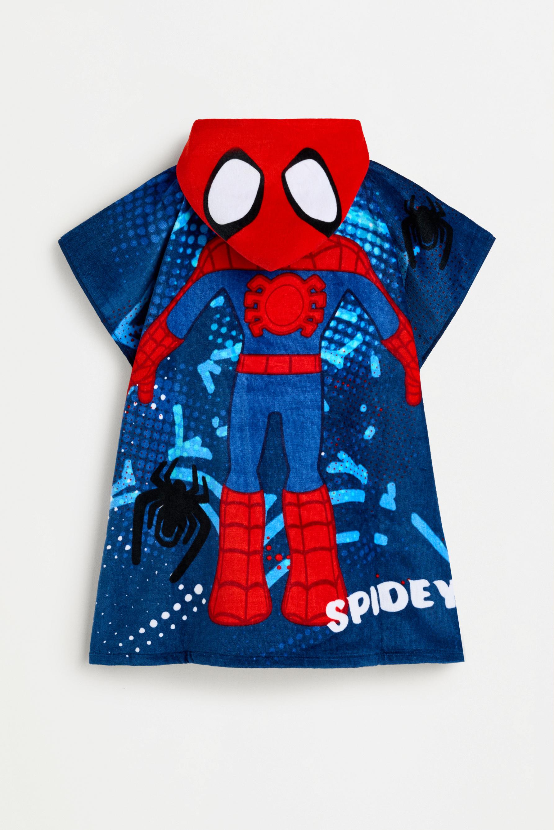 Spiderman ©Marvel poncho towel — RED/NAVY