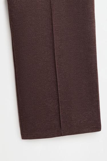 Pleated wide-leg trousers — CHOCOLATE 8