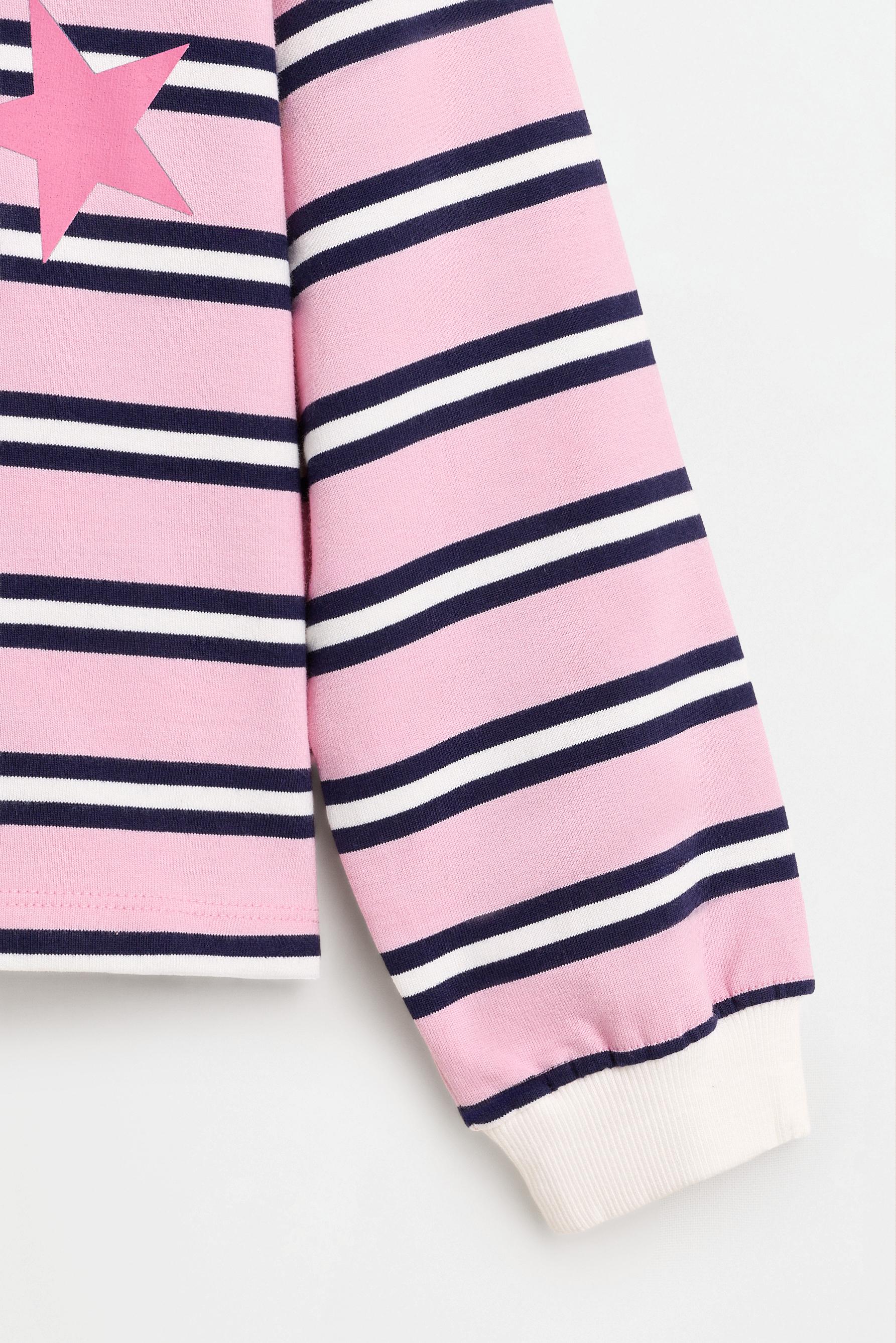Stitch ©Disney striped polo — PINK