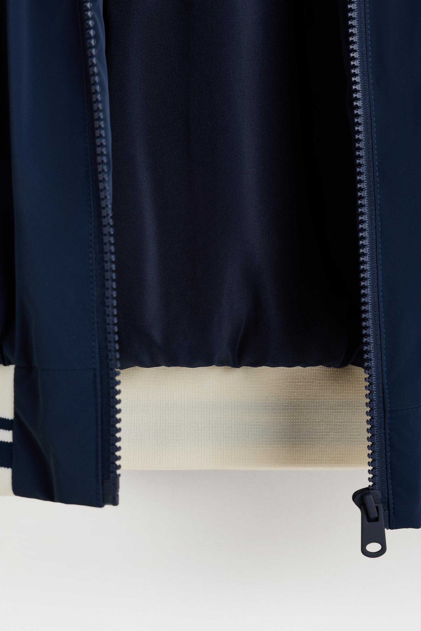 Bomber jacket with patches — NAVY