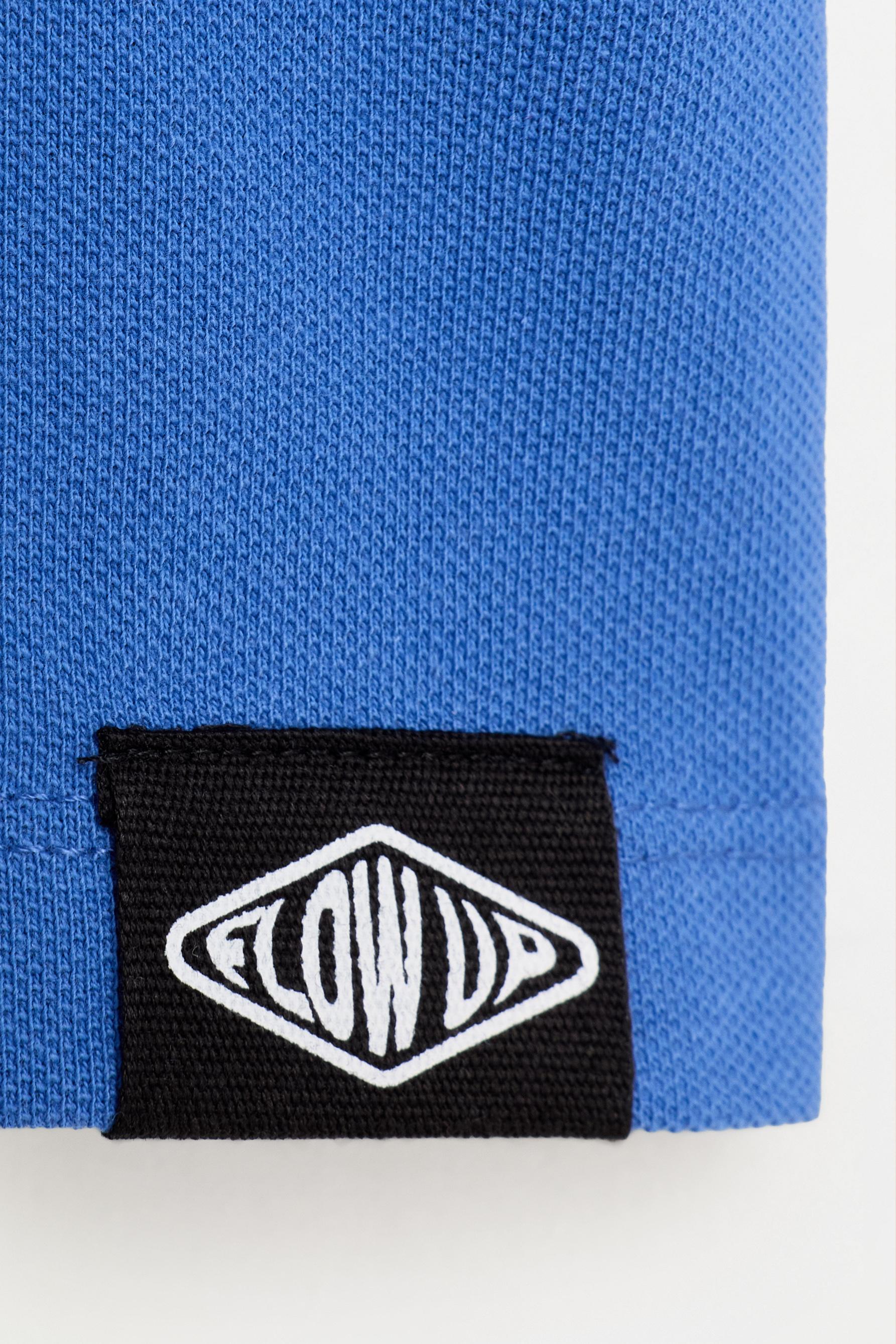 Piqué T-shirt and Bermuda shorts set — DEEP BLUE