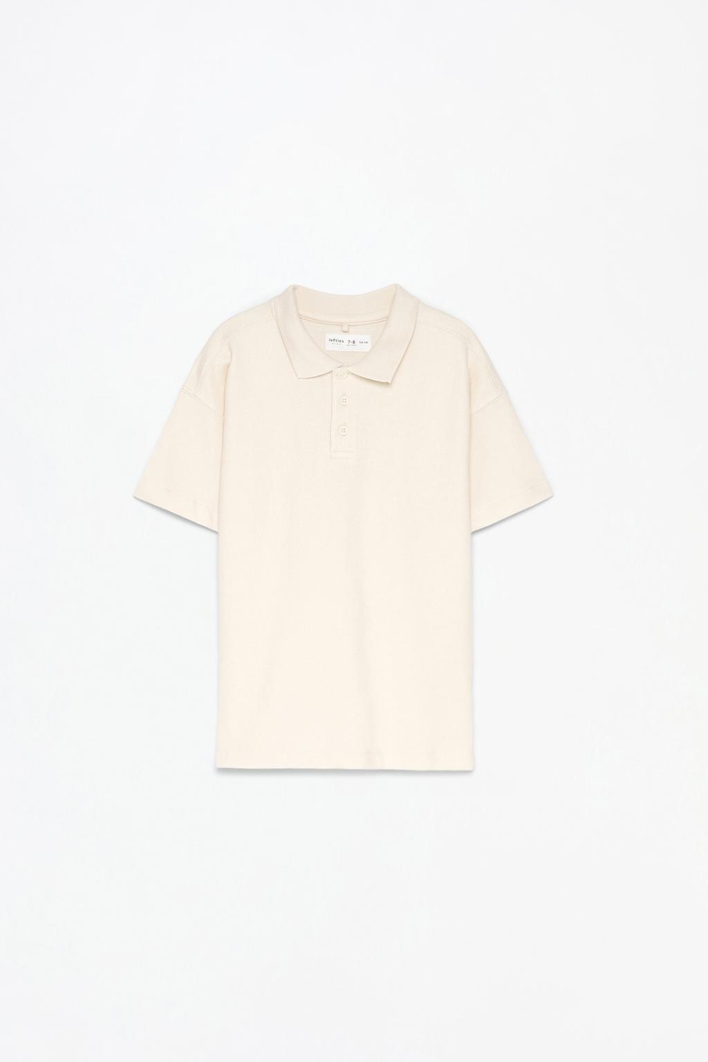Knit polo vest with openwork
