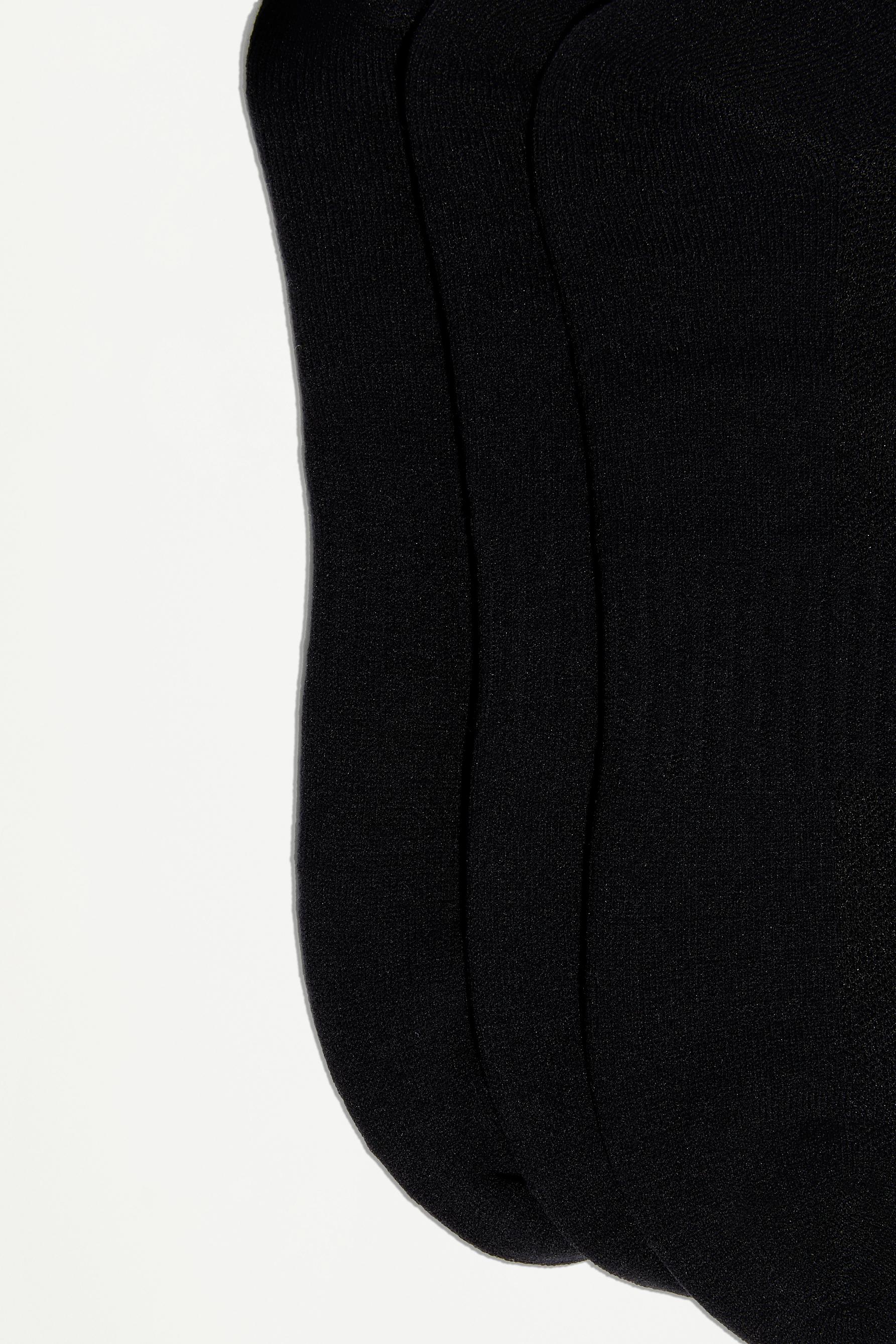 Ankle socks (3-Pack) — BLACK