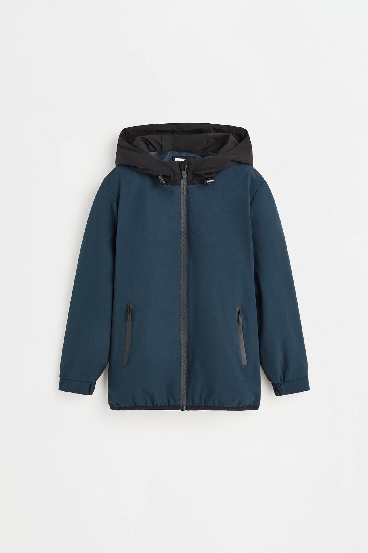Quilted windbreaker — BLUE