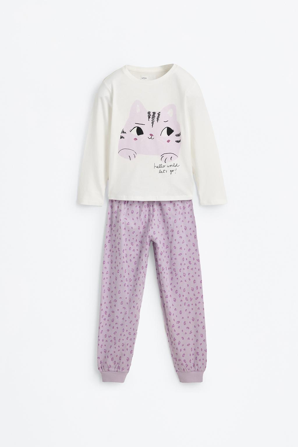 Pijama comprido estampado