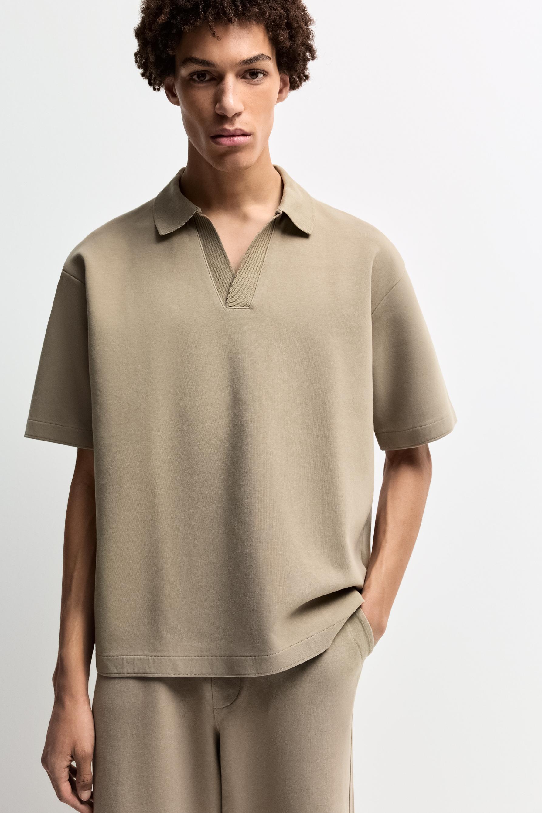 Polo efecto neopreno