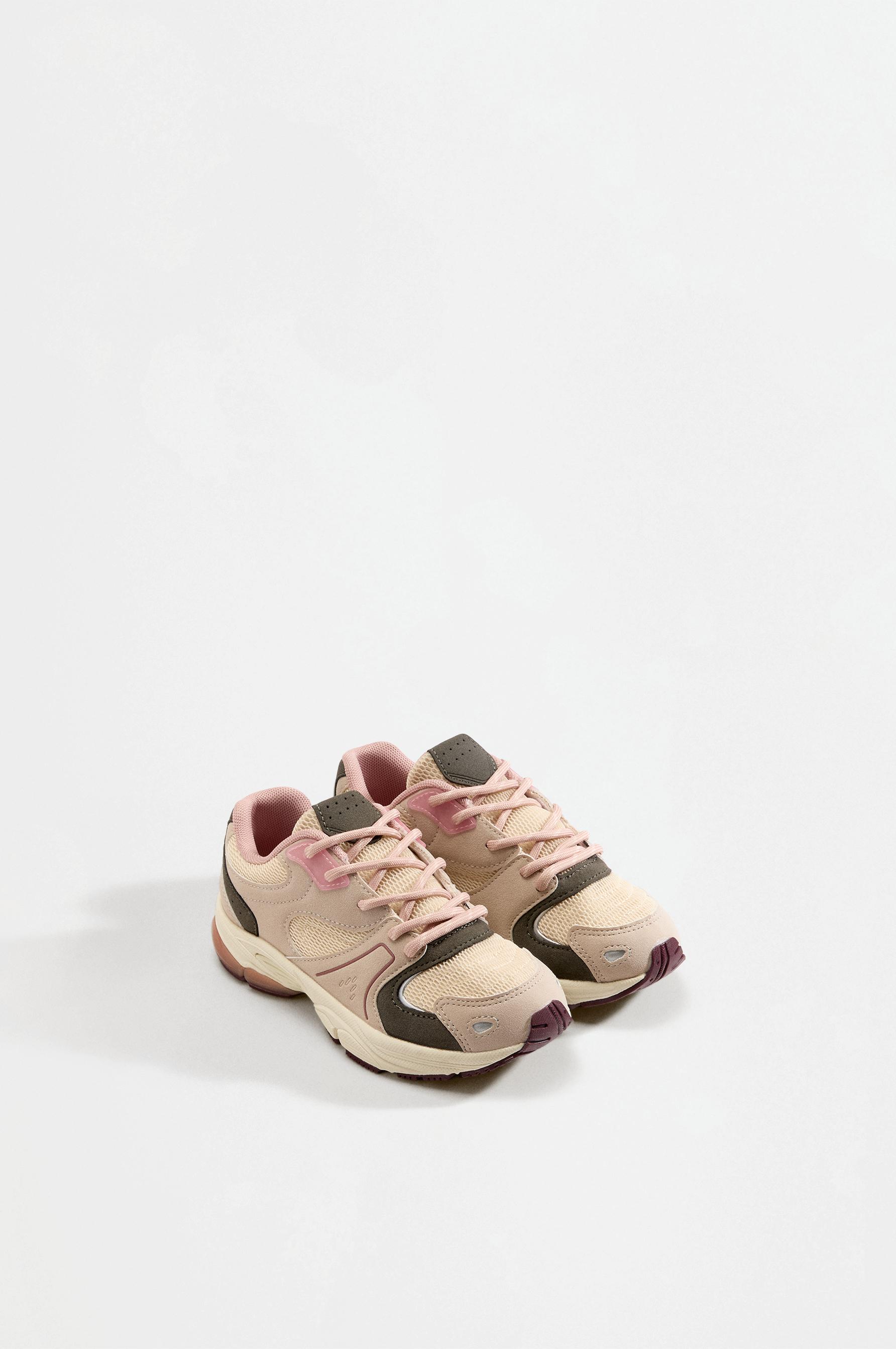 Multi-piece trainers — BROWN