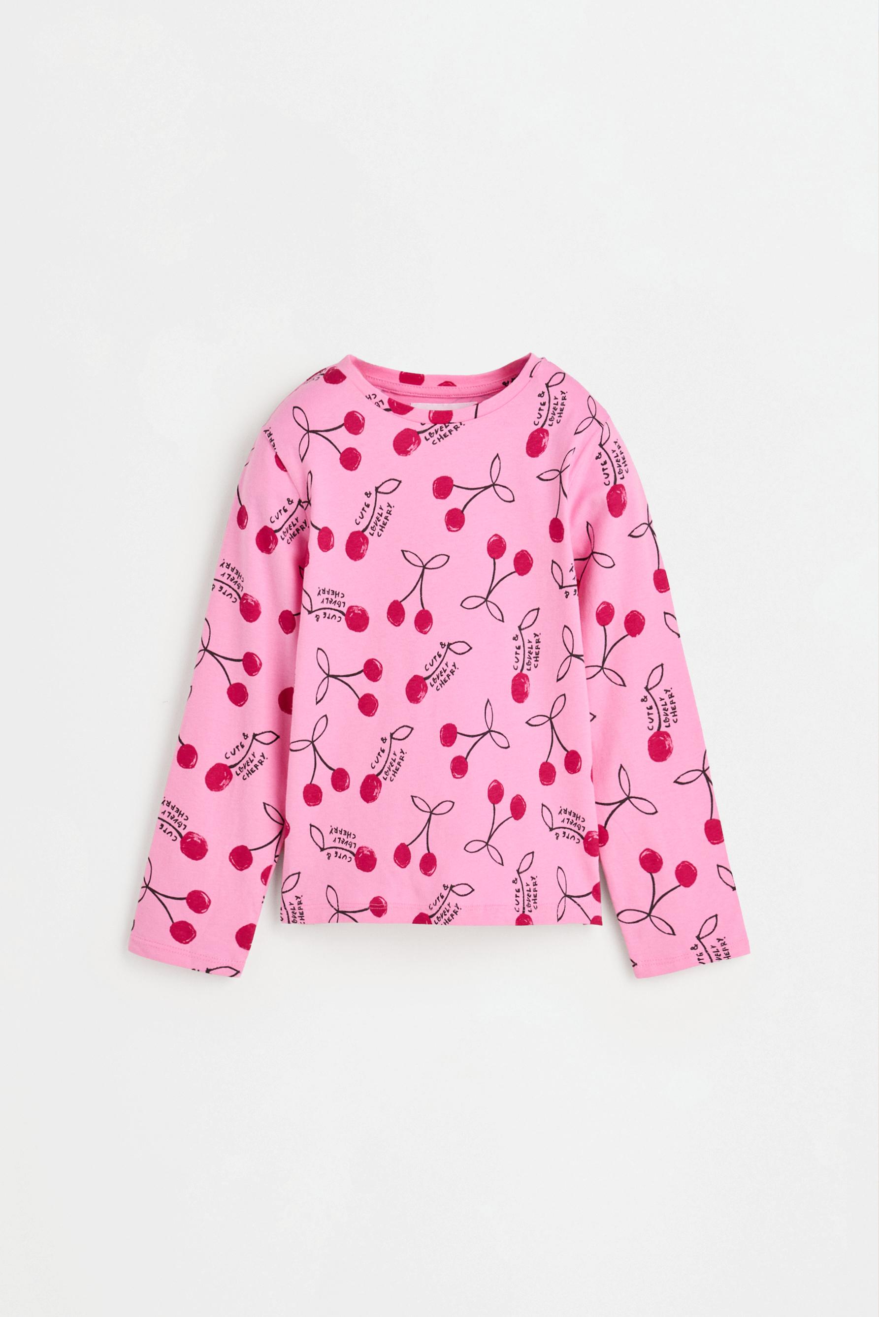 Long printed pyjamas — BUBBLEGUM PINK