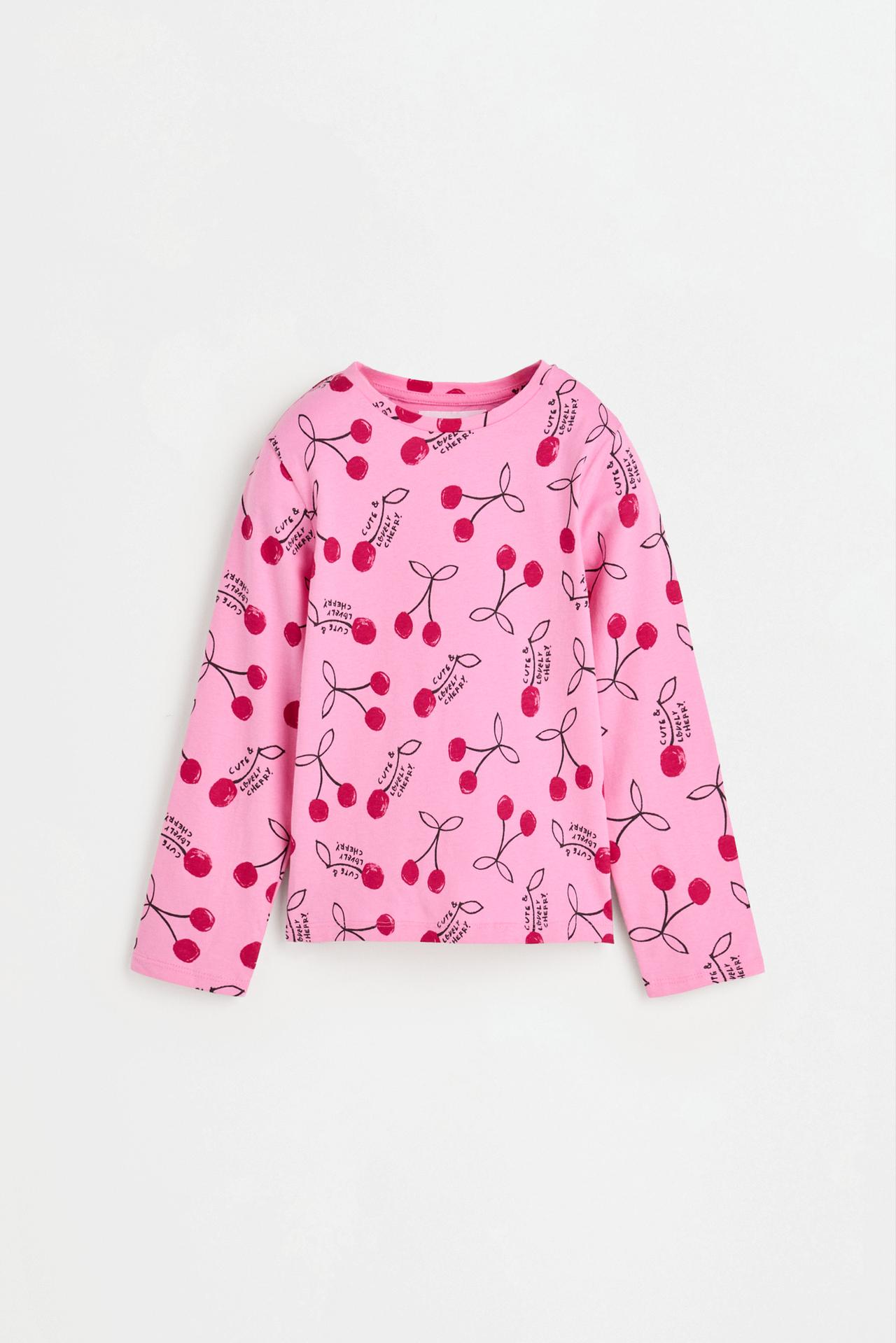 Long printed pyjamas — BUBBLEGUM PINK