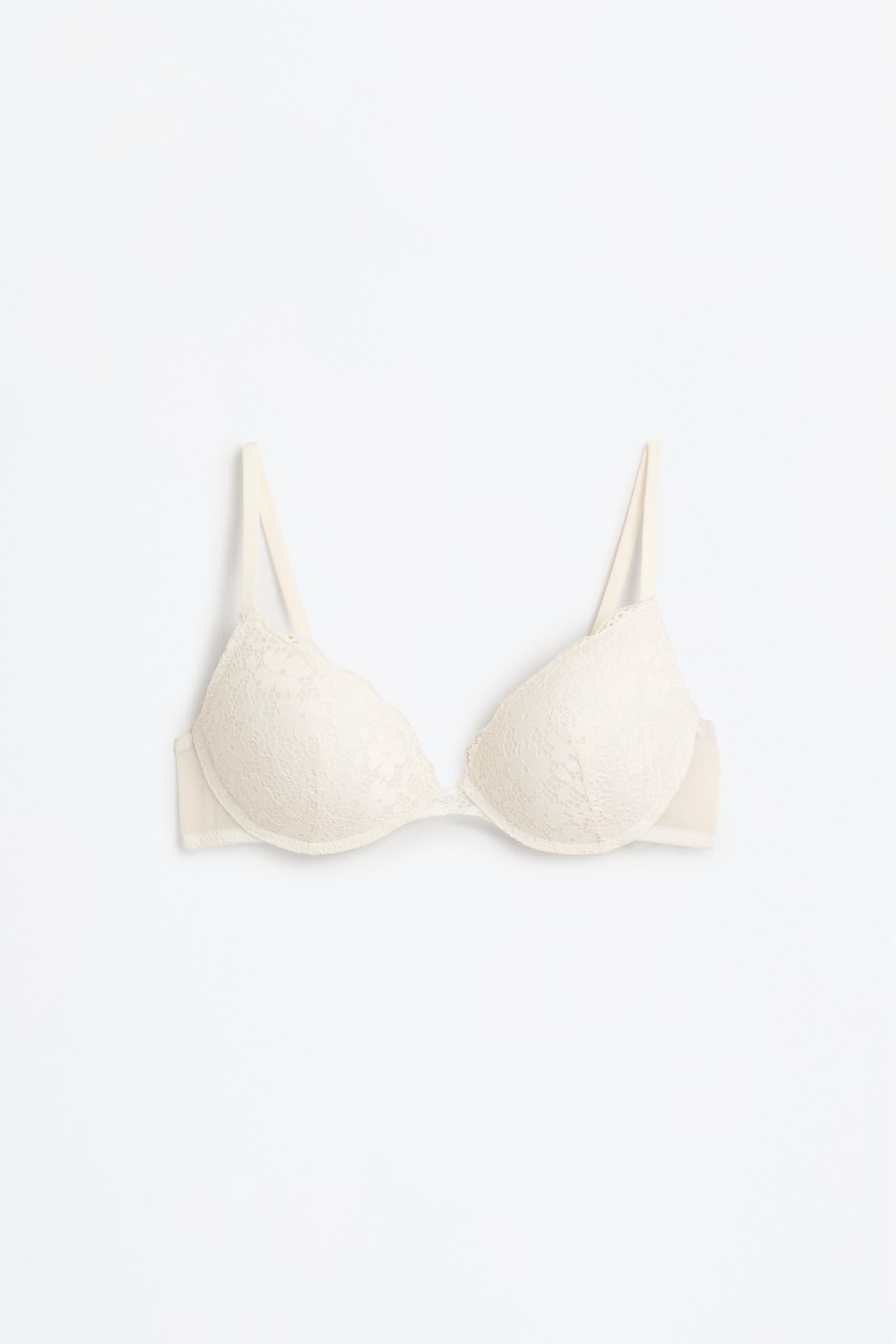 Classic lace bra — WHITE
