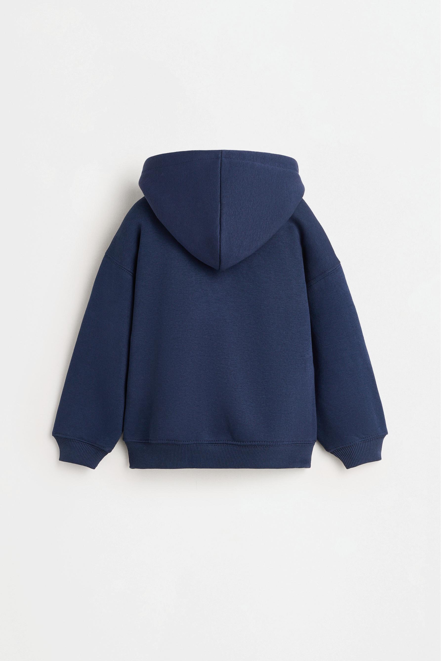 Zip-up sweatshirt — NAVY