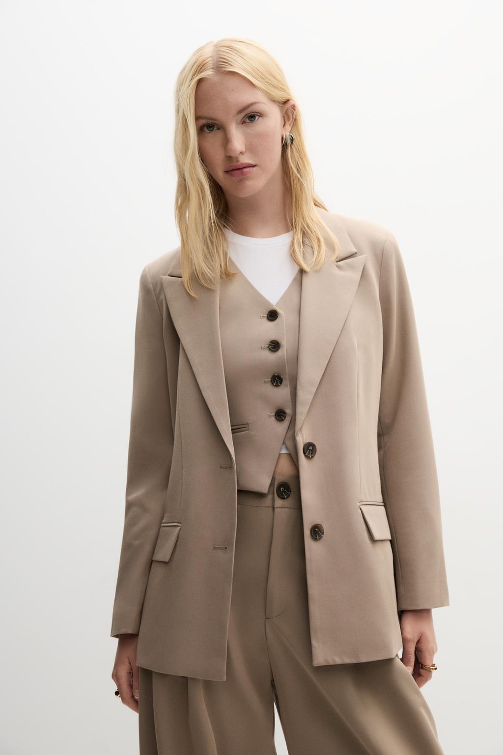 Blazer traje oversize