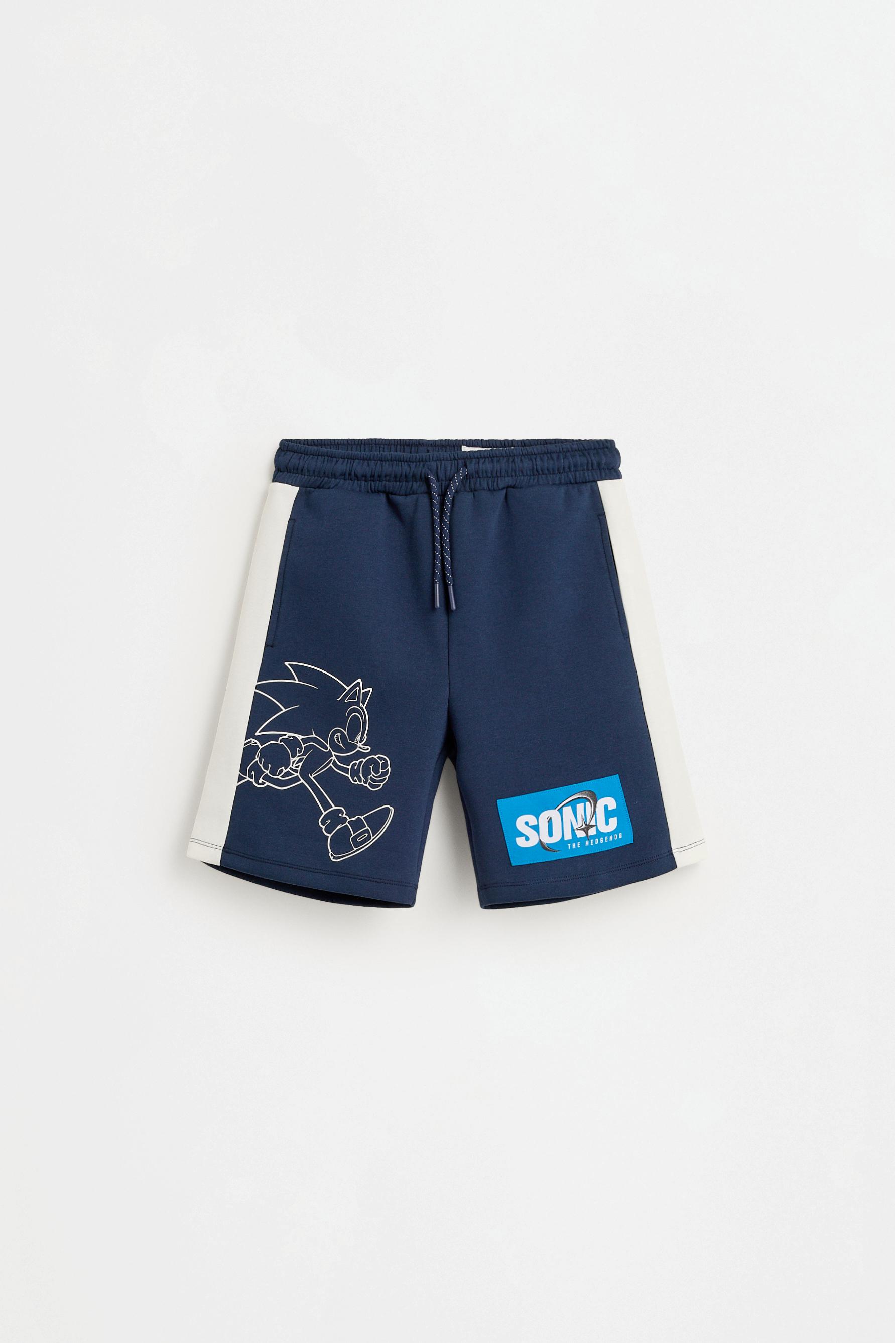 SONIC™ | SEGA plush Bermuda shorts — NAVY