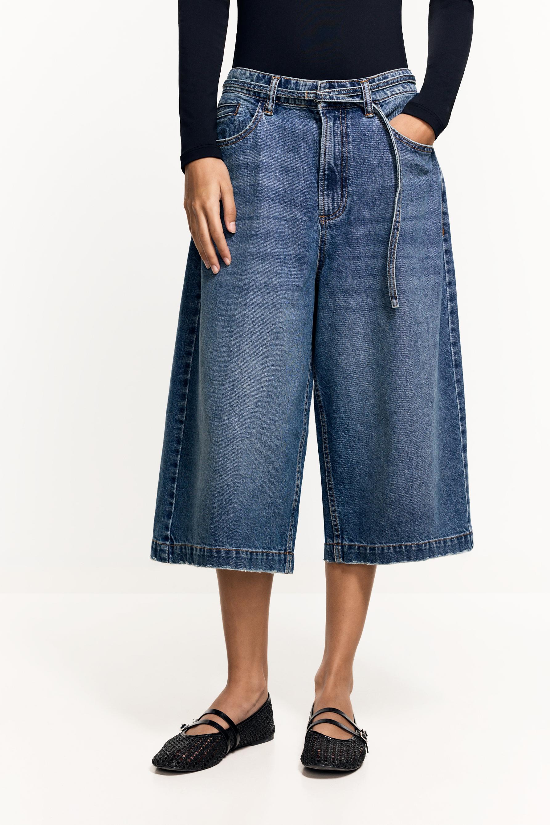 Denim Jorts — NAVY
