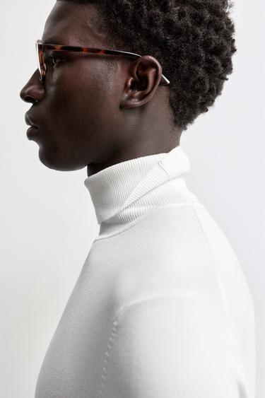 Turtleneck sweater — WHITE 3