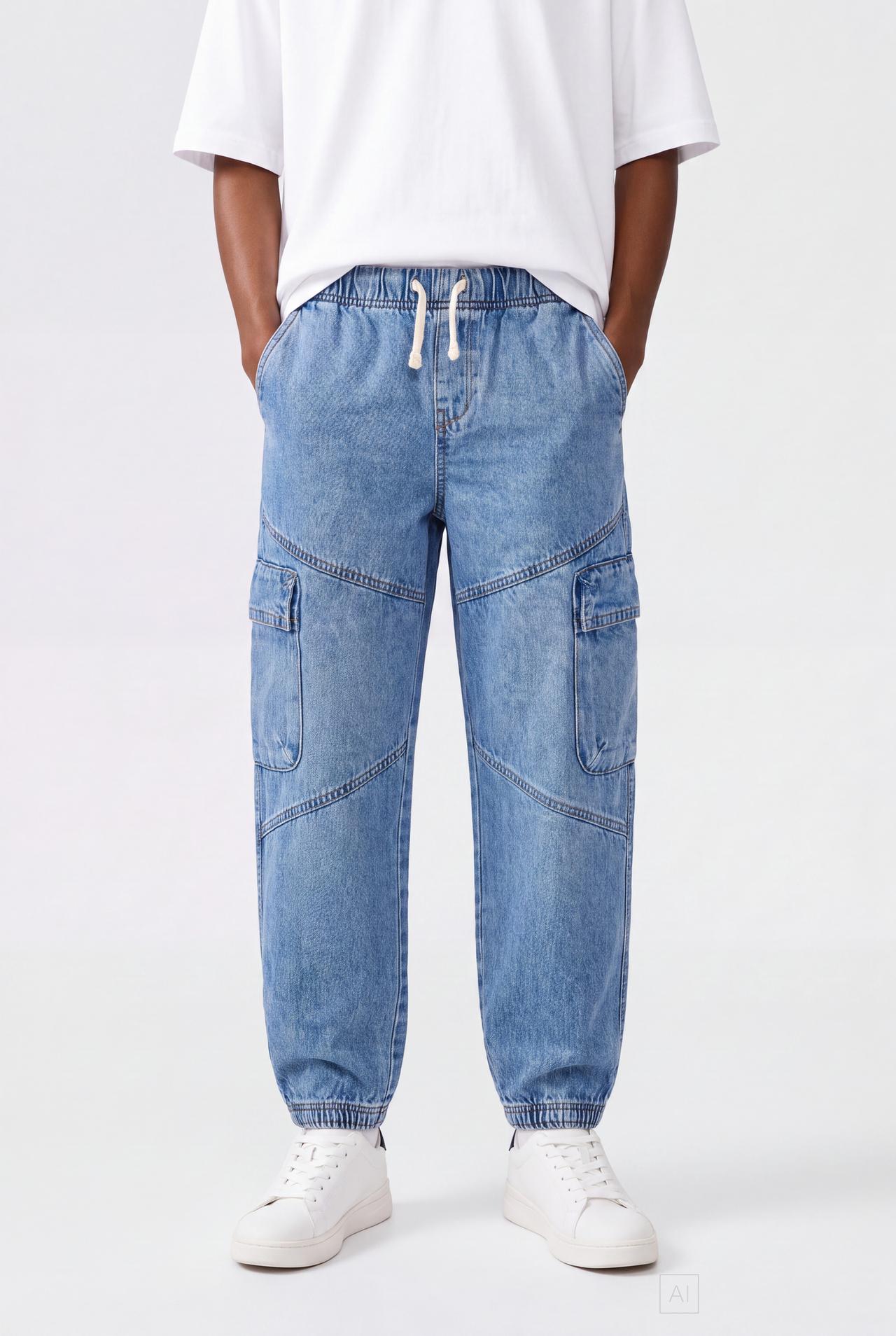 Cargo joggers — INDIGO