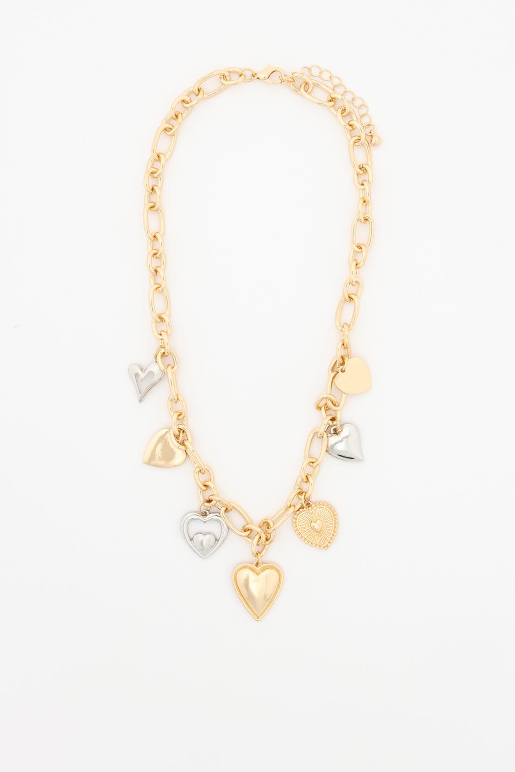 Collar corazones