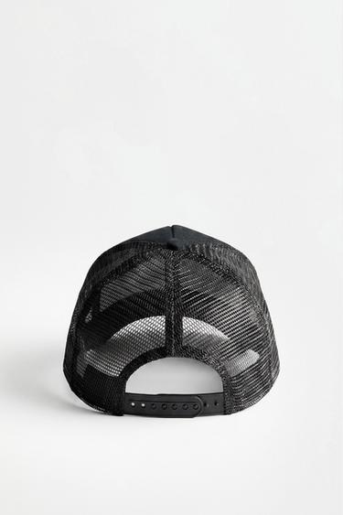 Patch cap — BLACK/ECRU 4