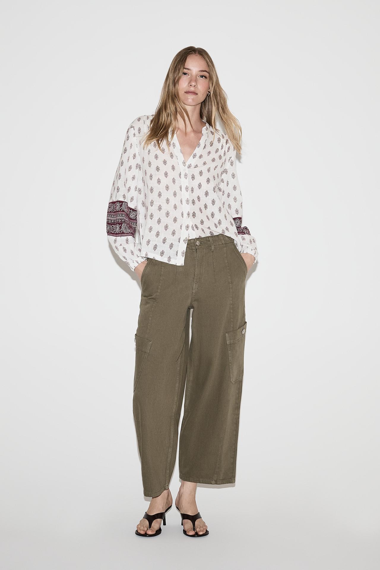 Rustic shirt with sleeve tape — MAROON