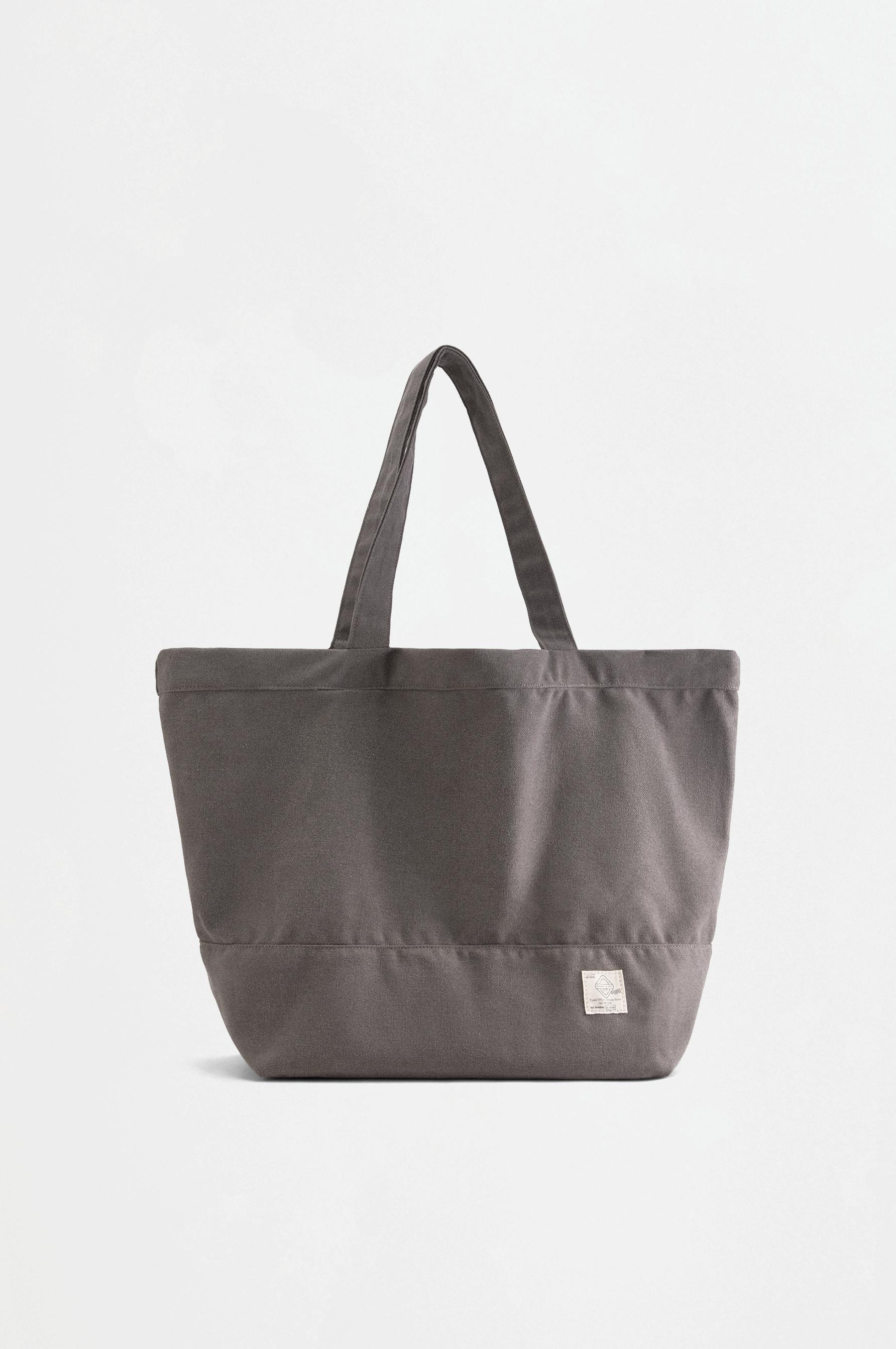 Canvas shopper bag — GREY