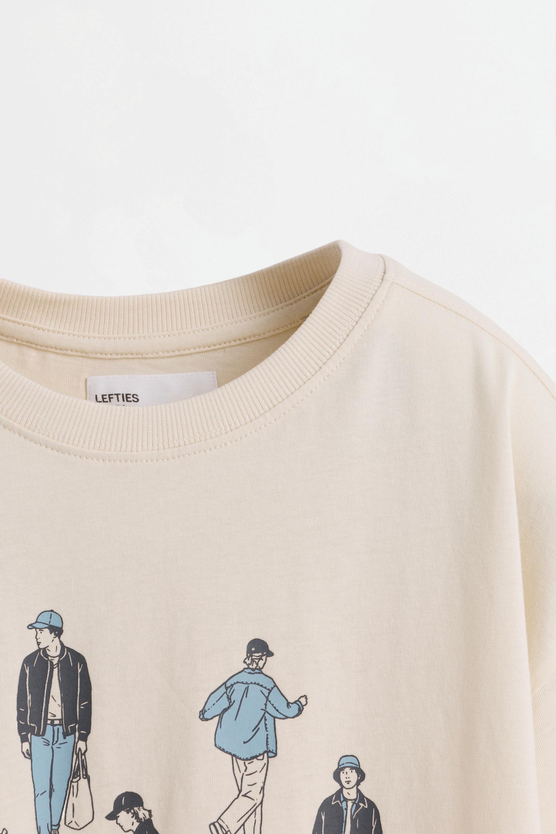 Printed T-shirt — PALE MINK