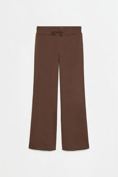 Wide-leg tracksuit trousers — CHOCOLATE 6