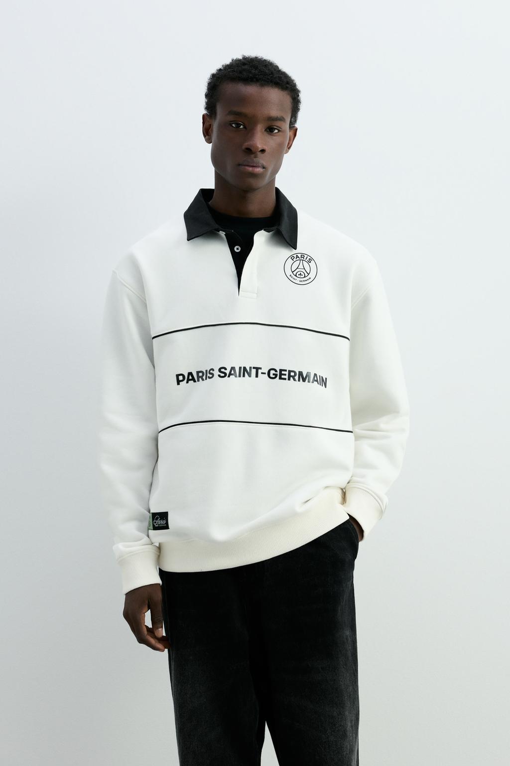 Paris Saint-Germain x Lefties contrast polo sweatshirt