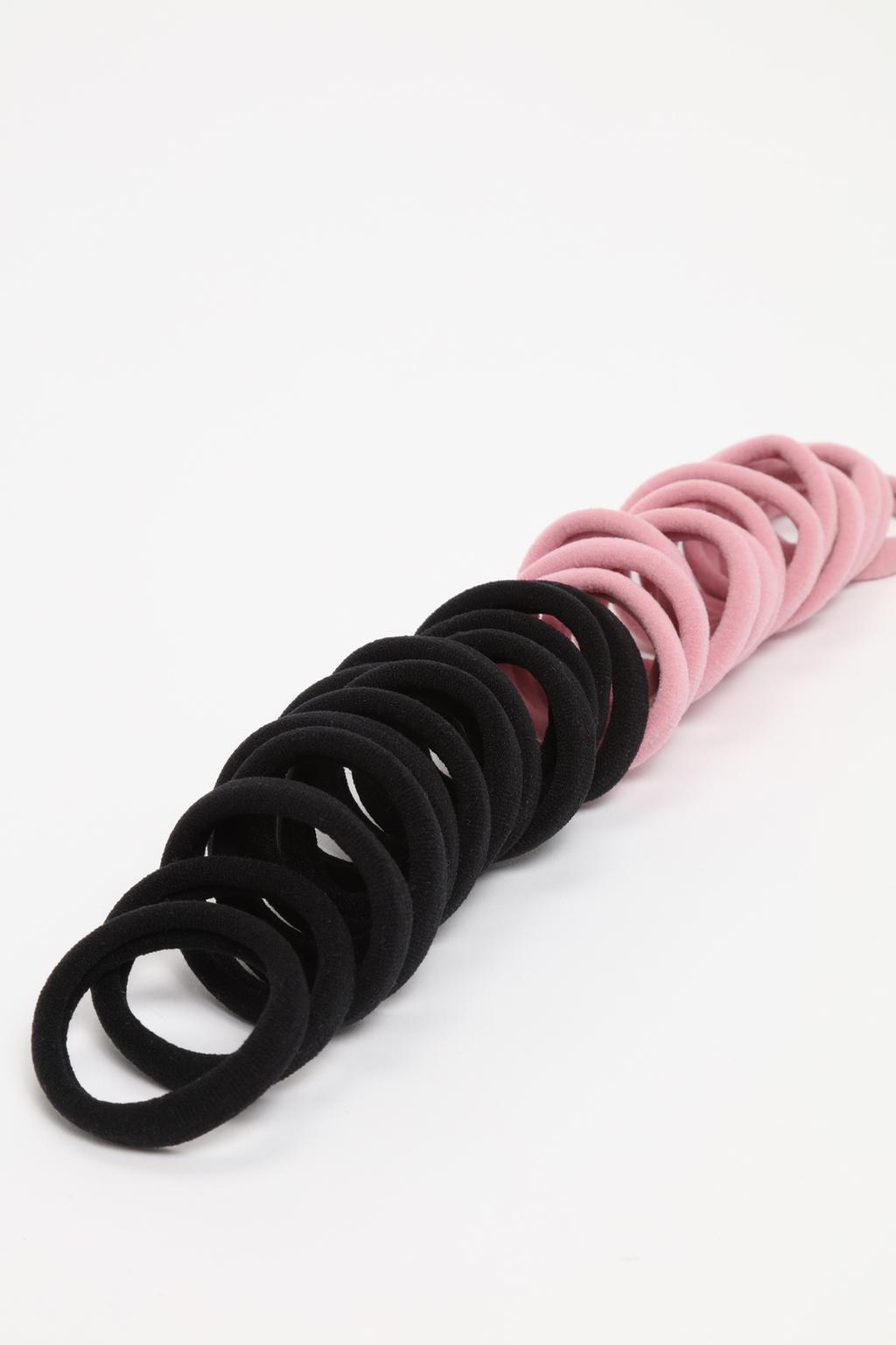 20-pack of elasticated hair ties