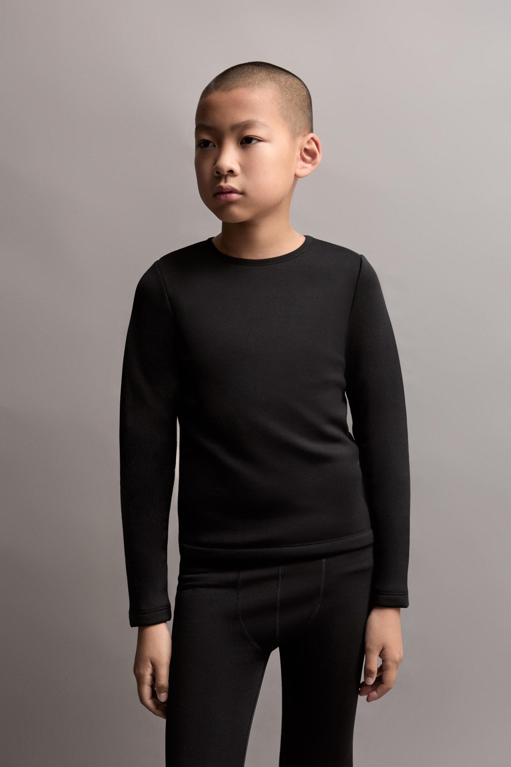 Heavy Weight Thermal Comfort T-Shirt — BLACK