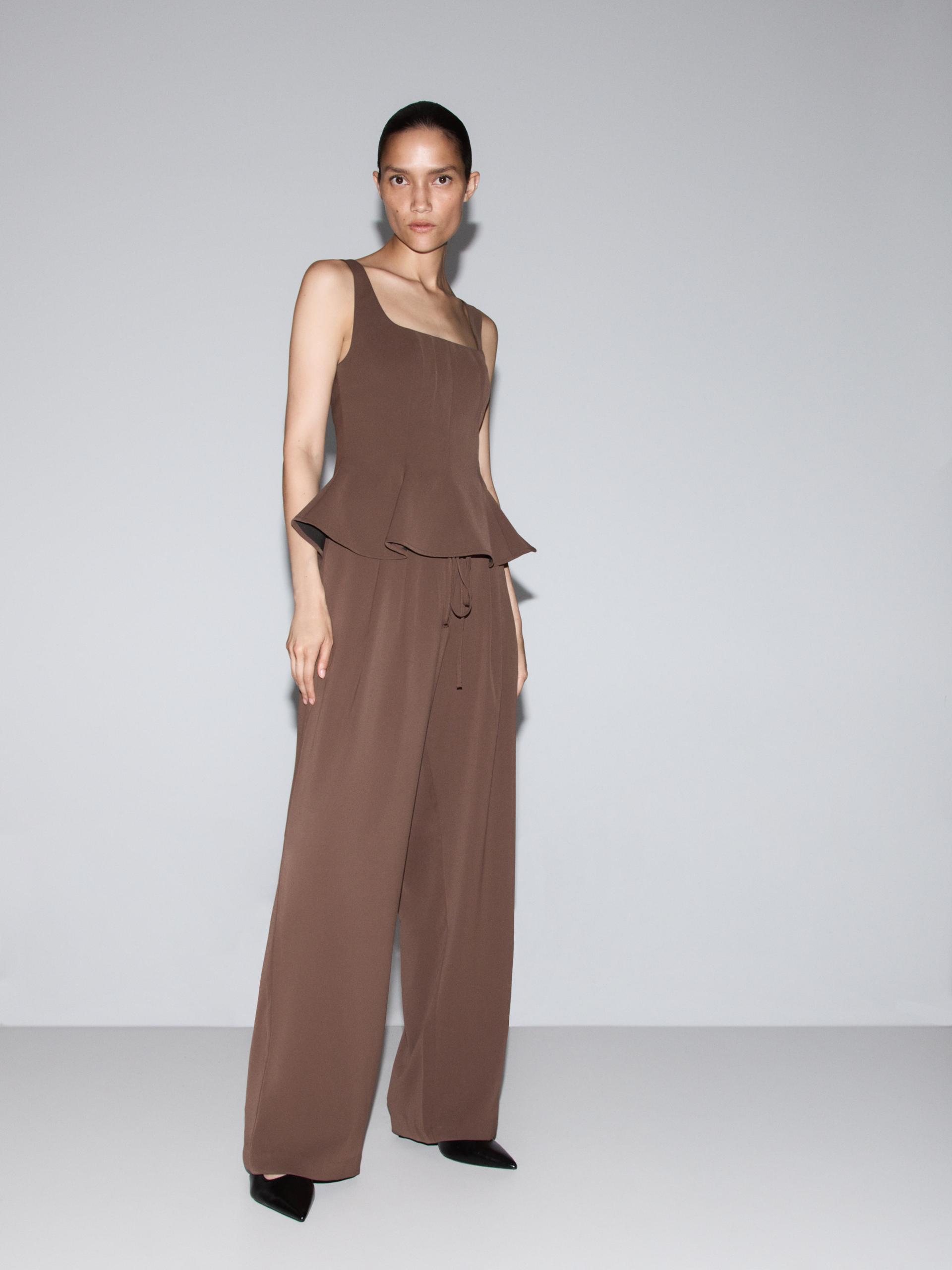 Pantalón cinturilla pliegues