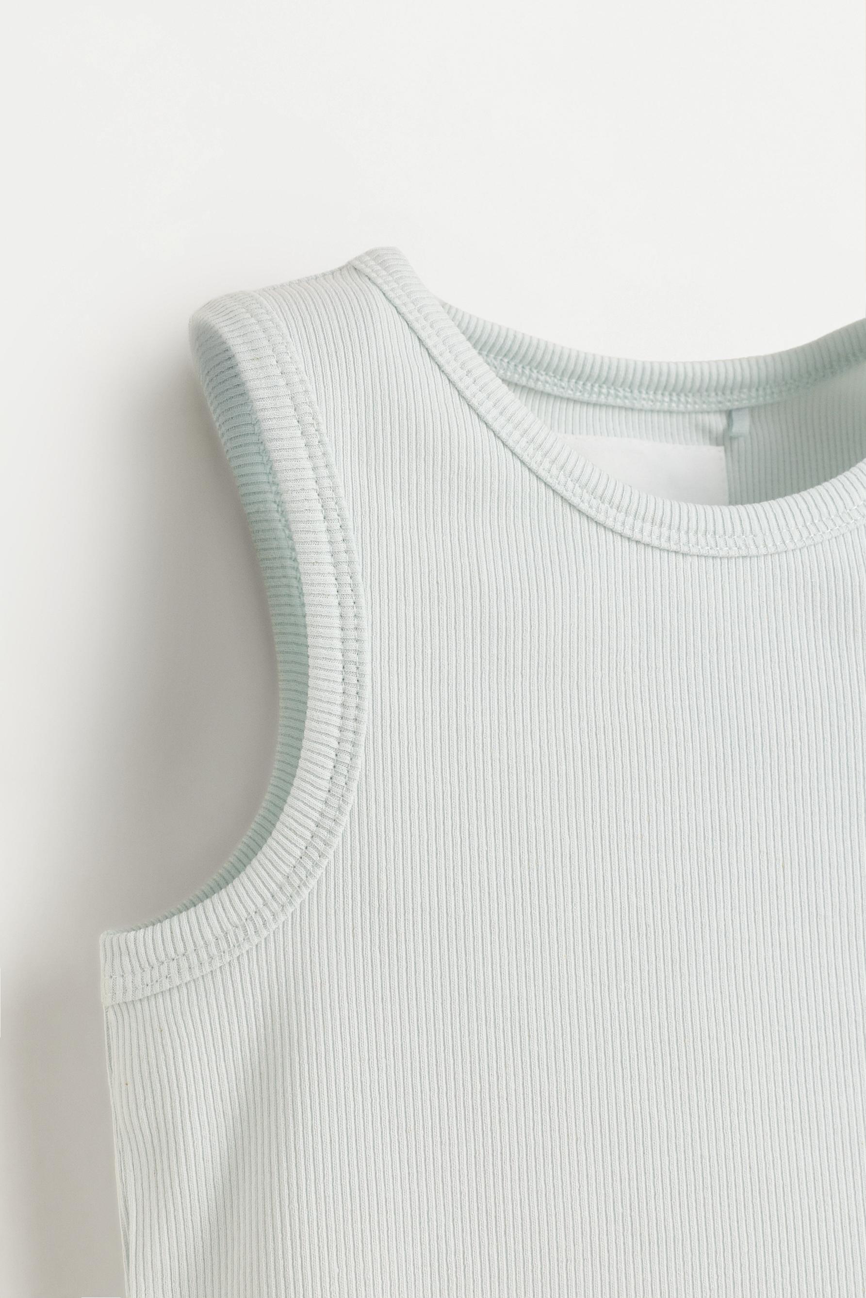 Top and shorts co-ord — WATER BLUE