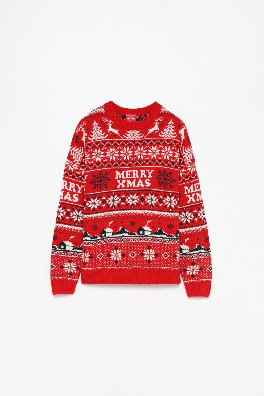 Woman | Christmas border sweater